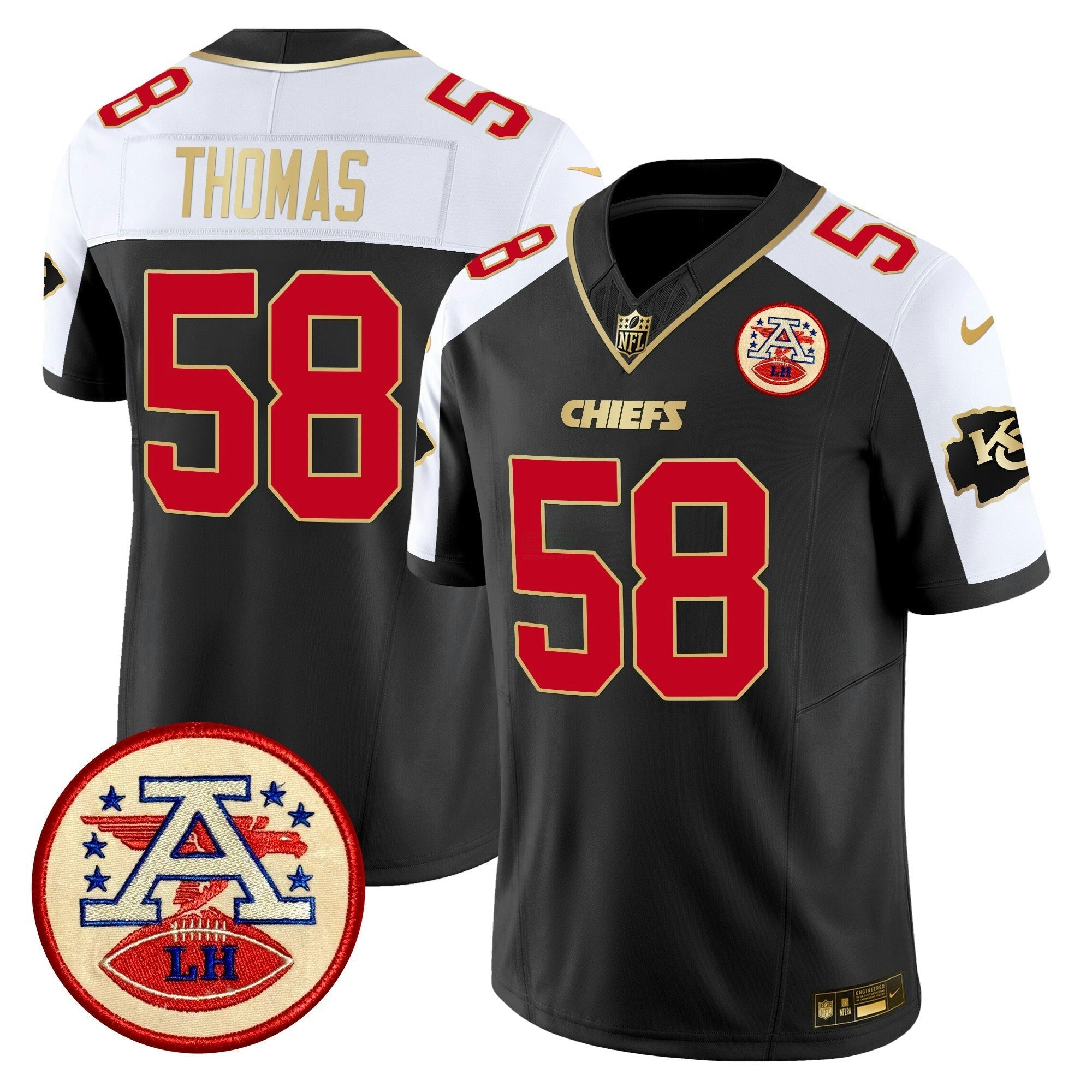 Camisa NFL Men’s 2024 Lamar Hunt Patch Vapor Limited Jersey