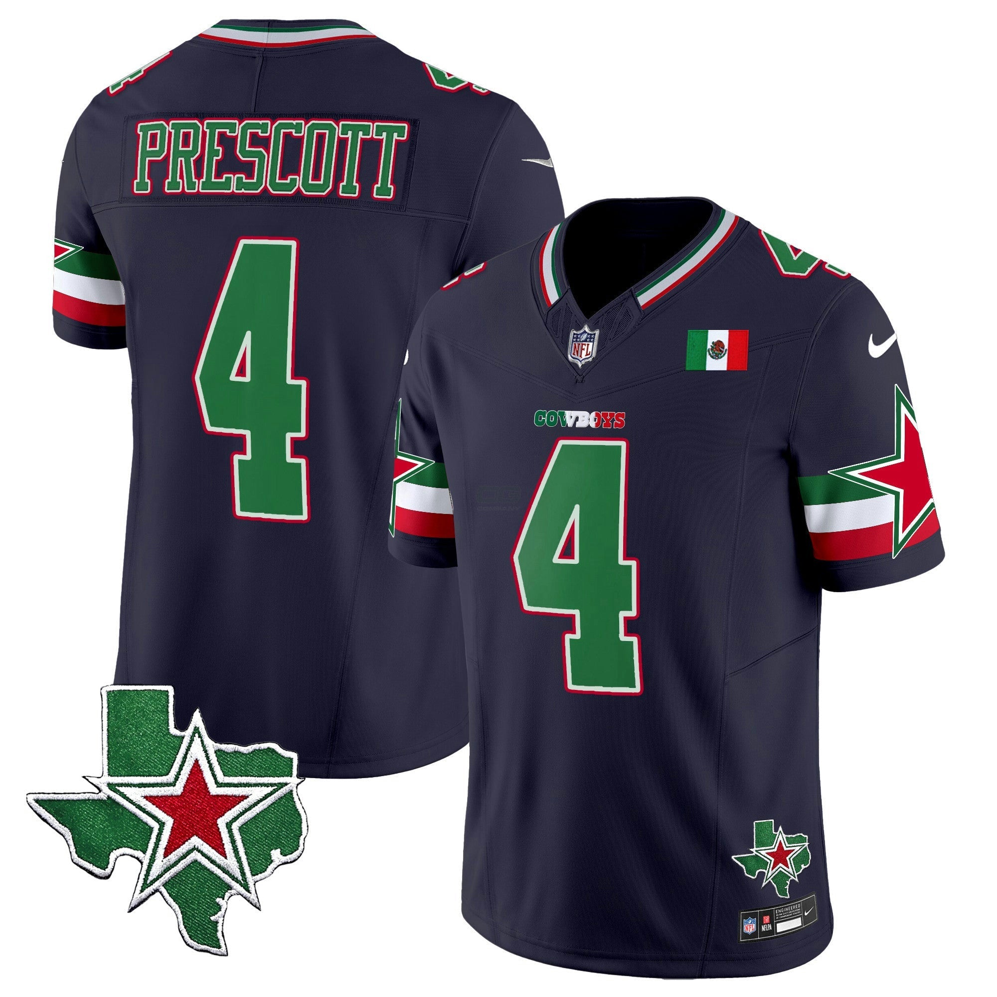 Camisa NFL Men’s 2024 Mexico Vapor Limited Jersey