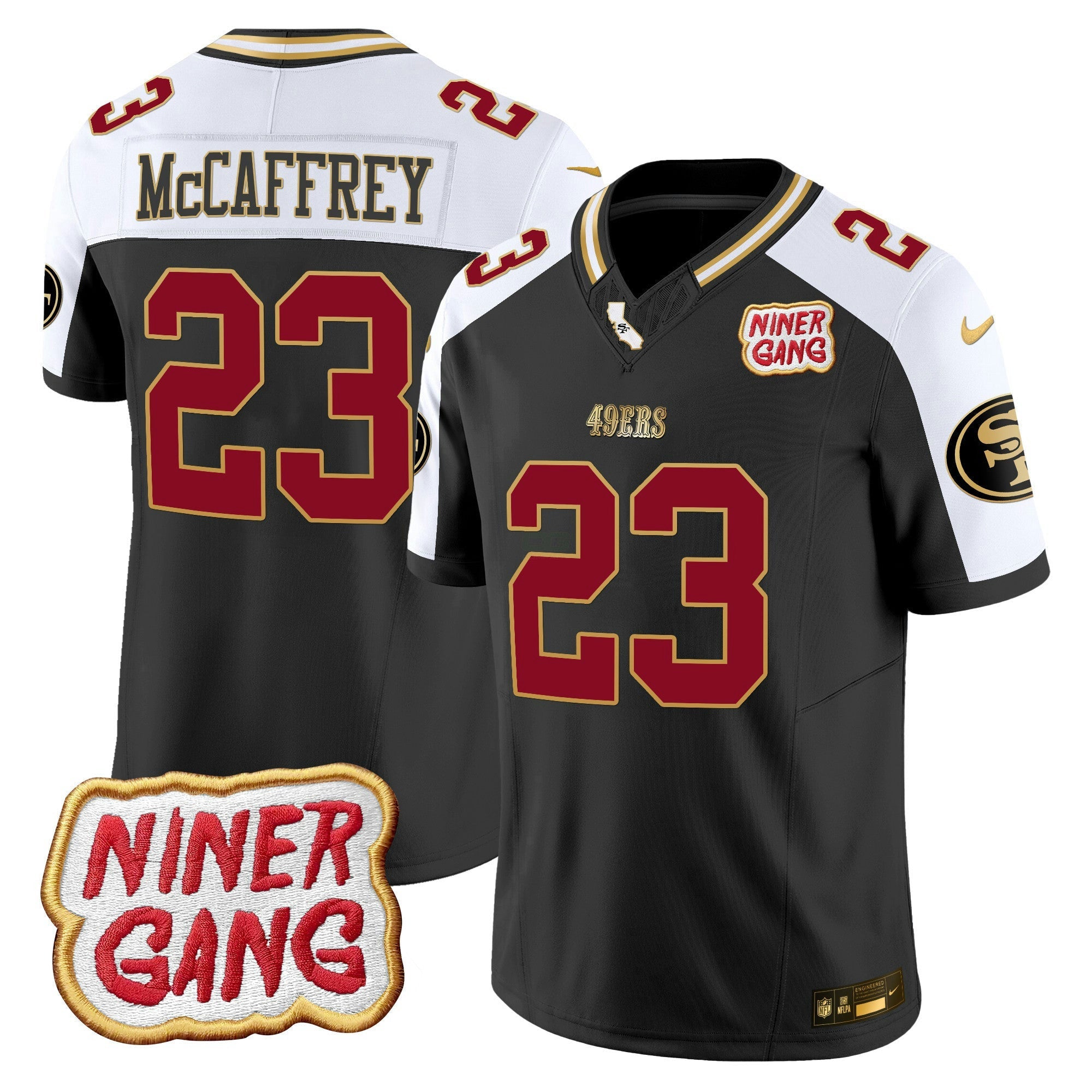 Camisa NFL Men’s 2024 Niner Gang Patch Vapor Jersey