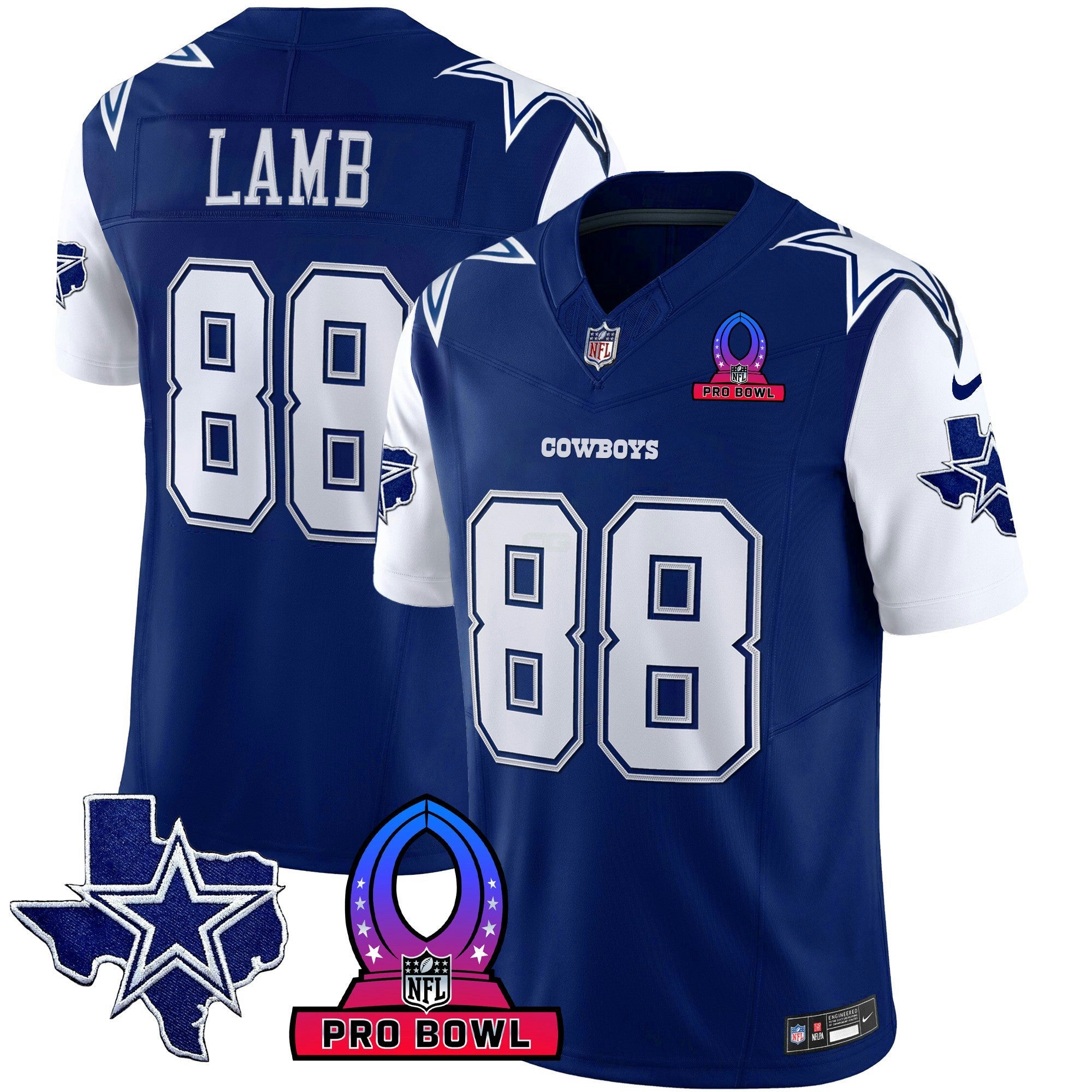 Camisa NFL Men’s 2024 Pro Bowl Patch Vapor Jersey