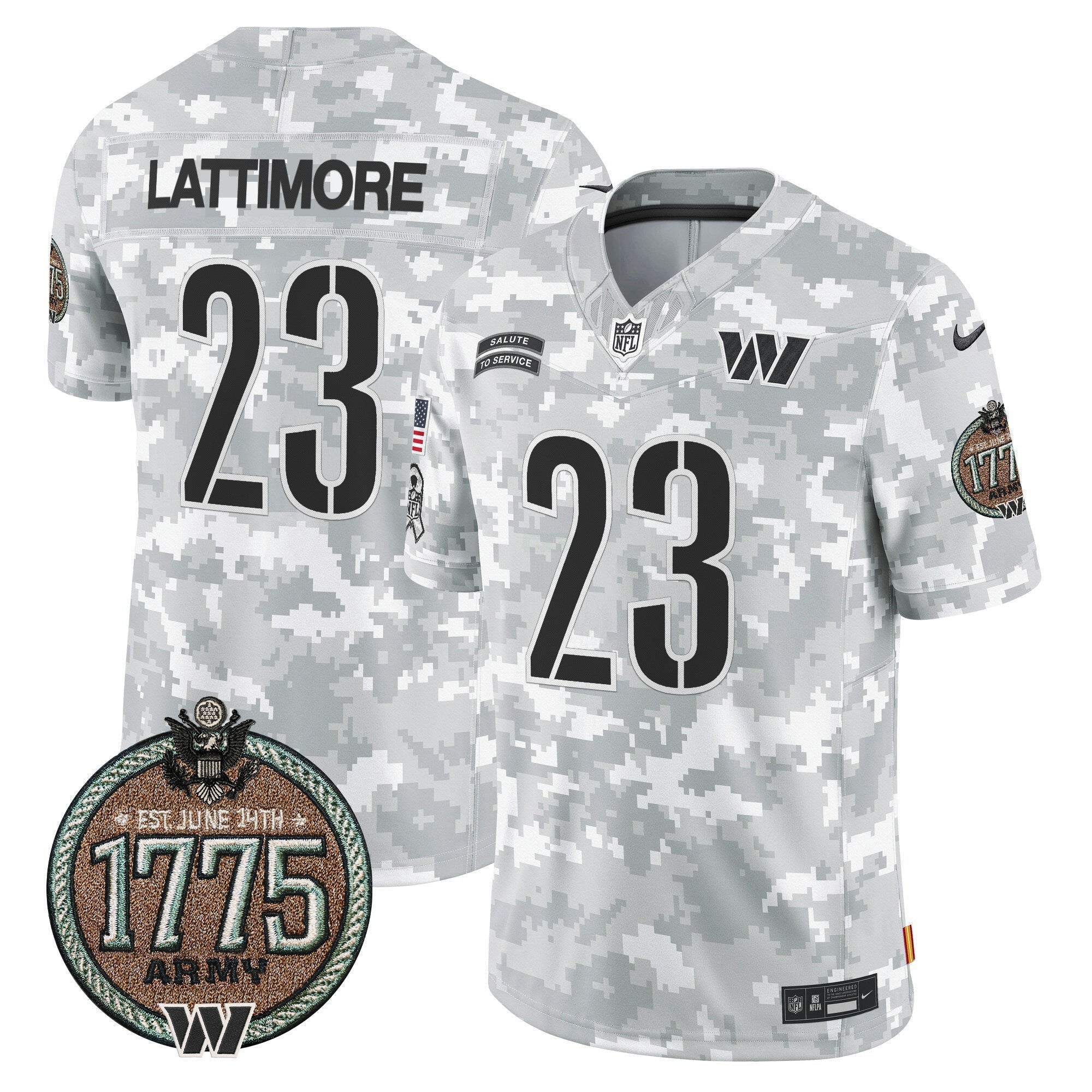 Camisa NFL Men’s 2024 Salute to Service Establishment Year Patch Vapor Limited Jersey