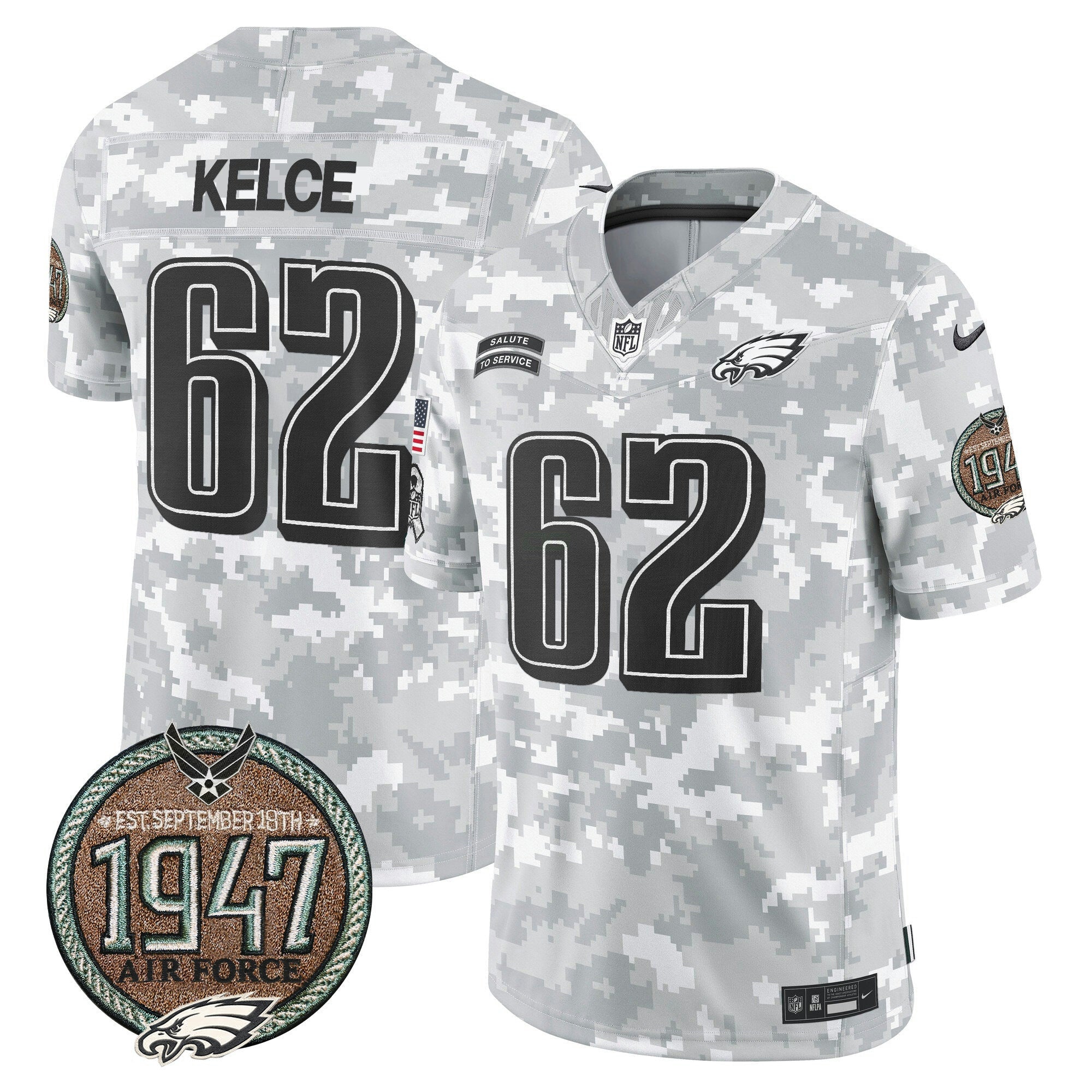 Camisa NFL Men’s 2024 Salute to Service Establishment Year Patch Vapor Limited Jersey