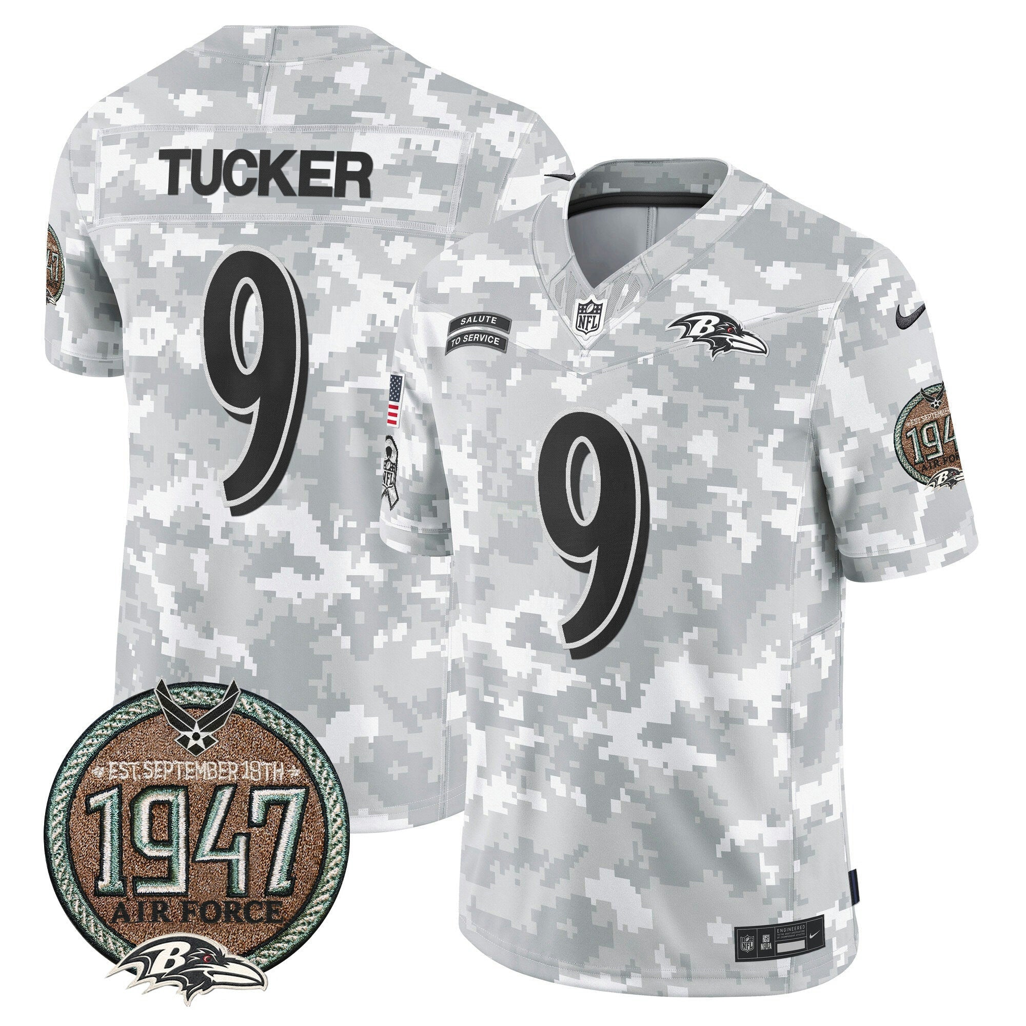 Camisa NFL Men’s 2024 Salute to Service Establishment Year Patch Vapor Limited Jersey
