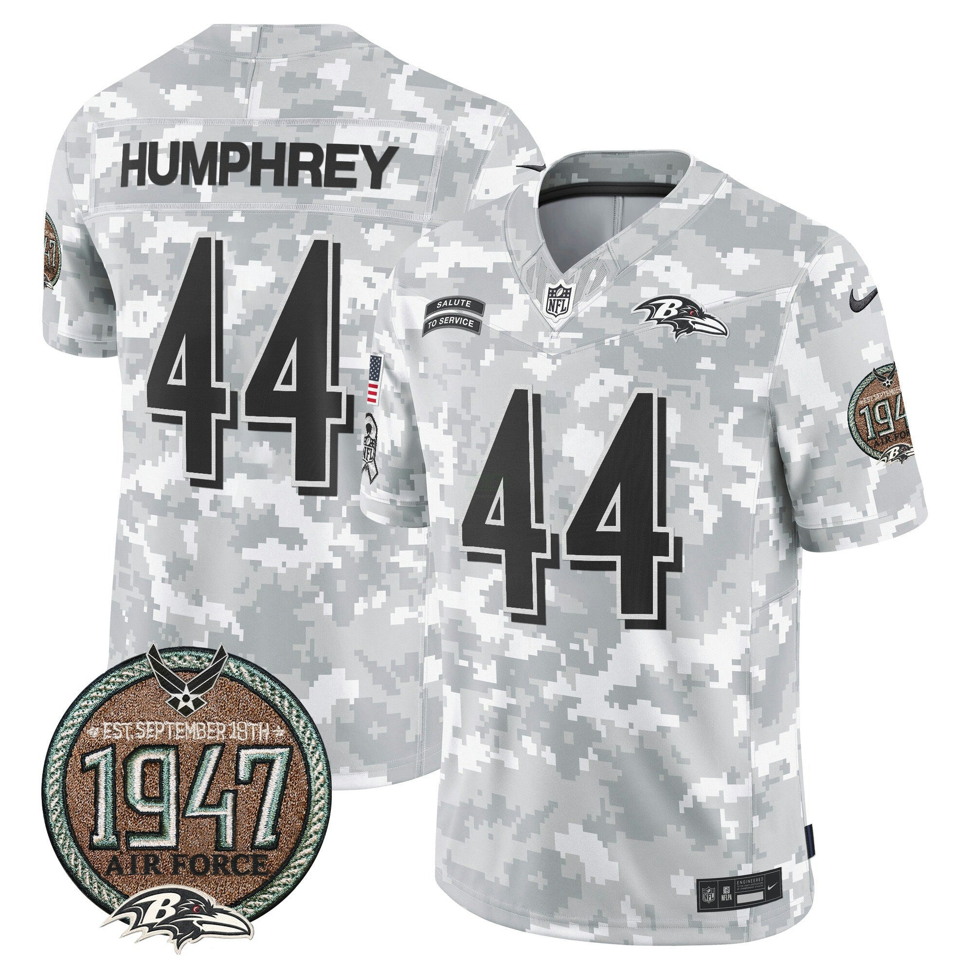 Camisa NFL Men’s 2024 Salute to Service Establishment Year Patch Vapor Limited Jersey