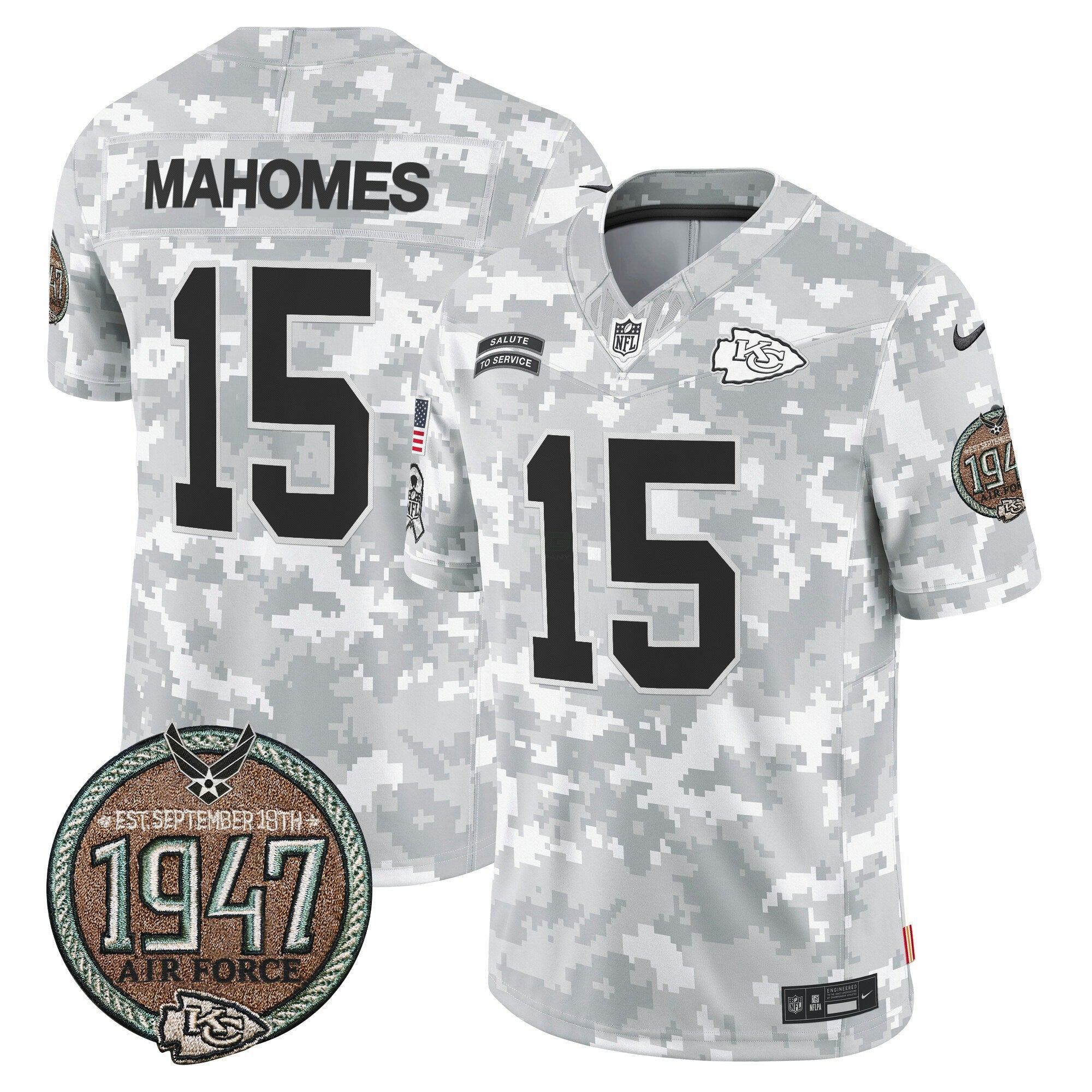 Camisa NFL Men’s 2024 Salute to Service Establishment Year Patch Vapor Limited Jersey