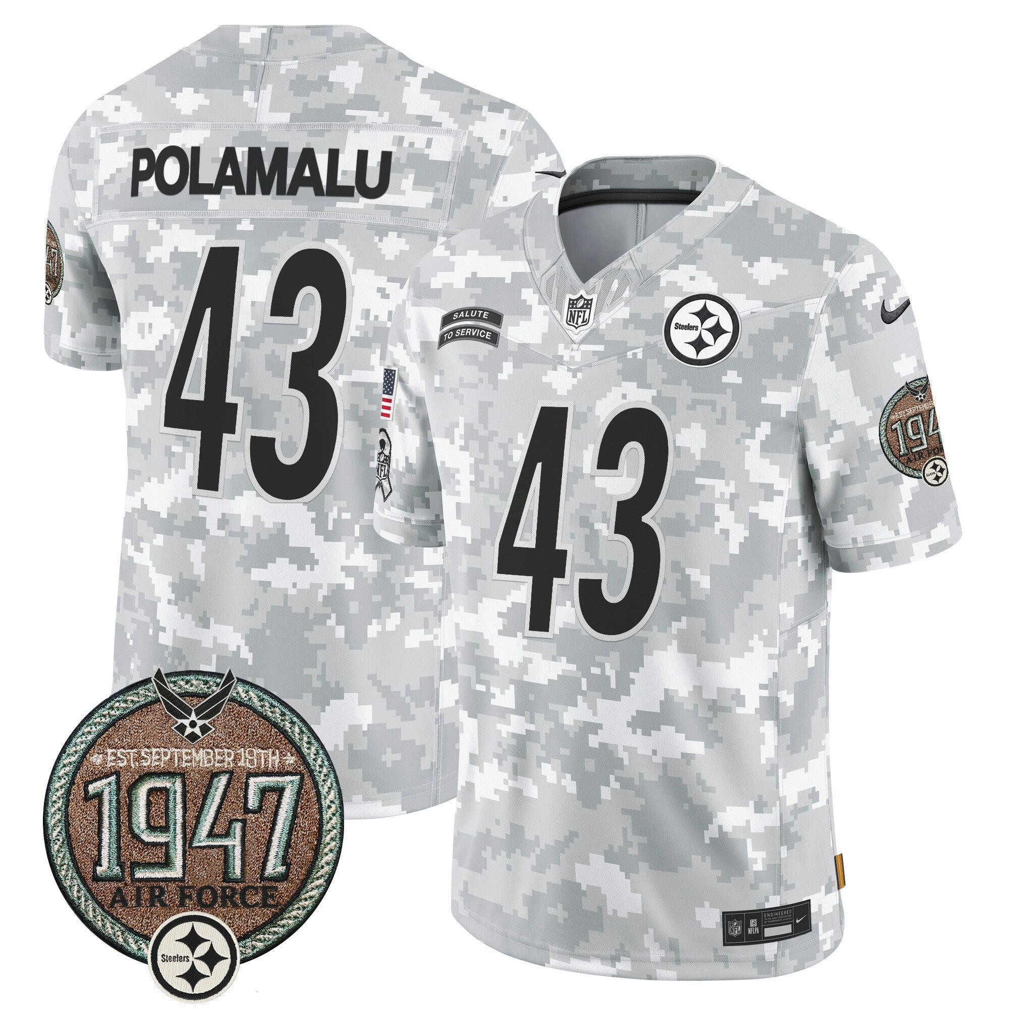 Camisa NFL Men’s 2024 Salute to Service Establishment Year Patch Vapor Limited Jersey