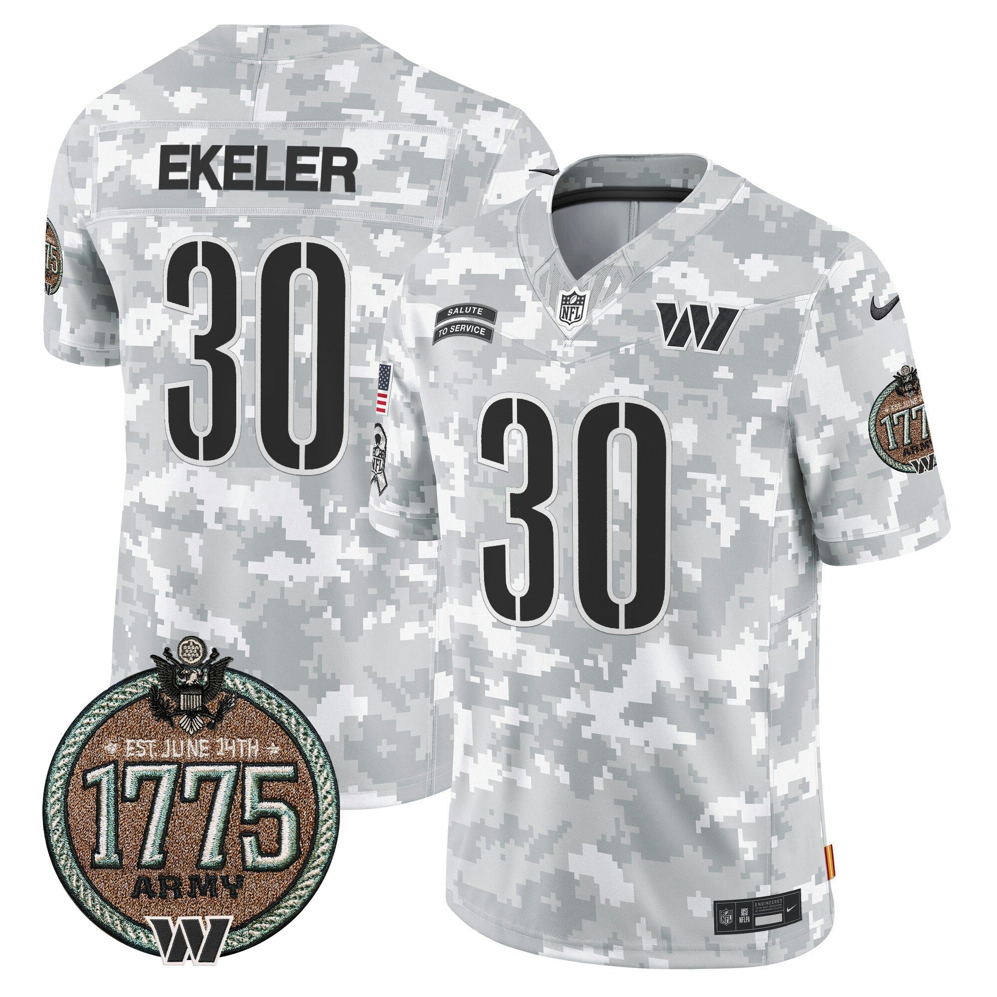 Camisa NFL Men’s 2024 Salute to Service Establishment Year Patch Vapor Limited Jersey