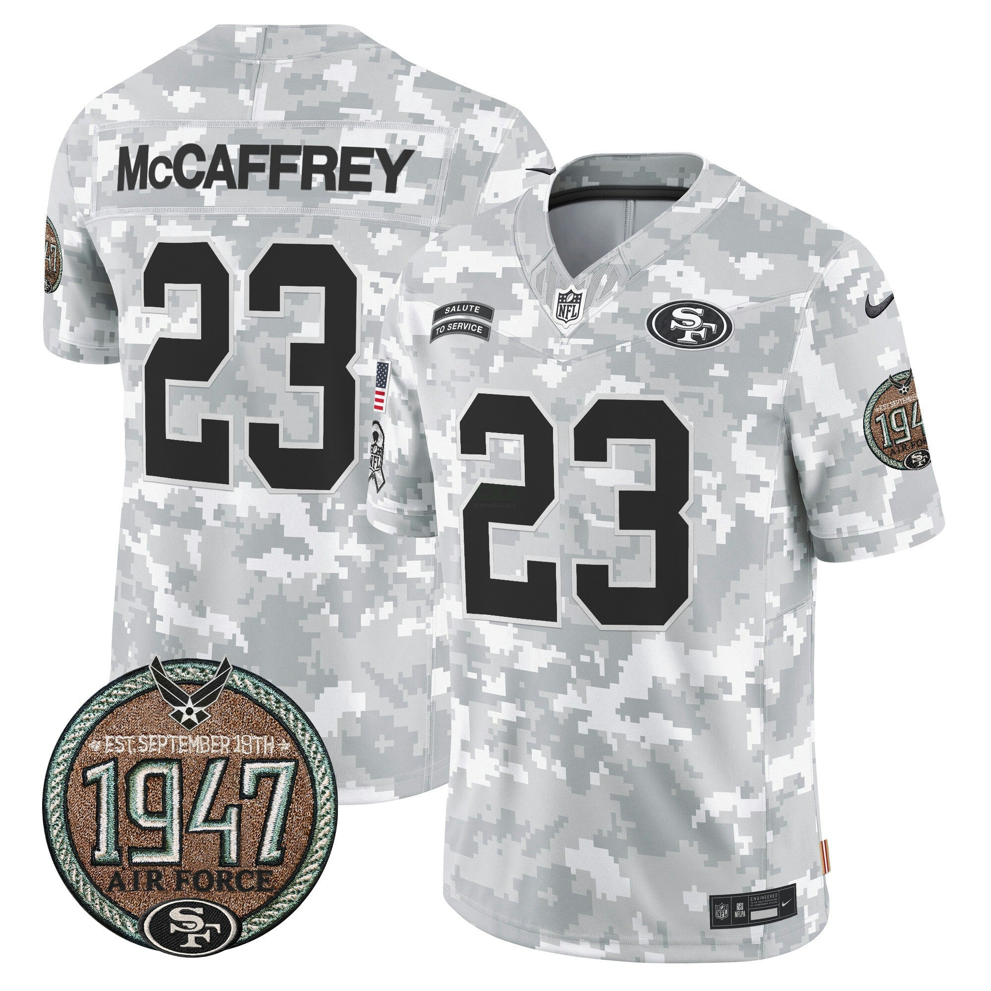 Camisa NFL Men’s 2024 Salute to Service Establishment Year Patch Vapor Limited Jersey