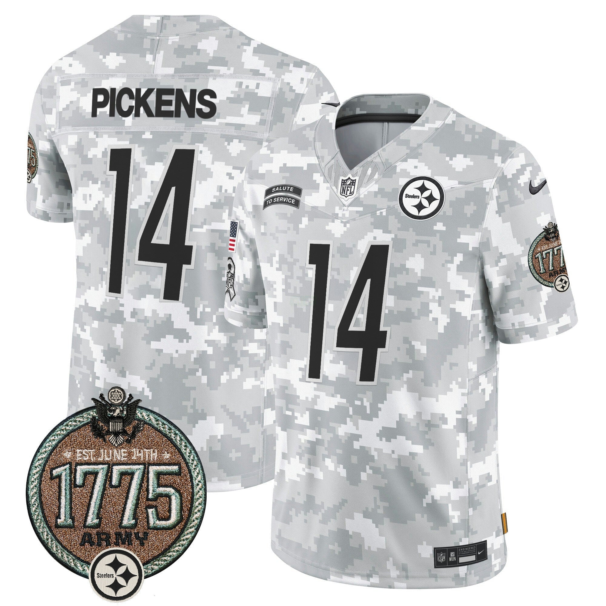 Camisa NFL Men’s 2024 Salute to Service Establishment Year Patch Vapor Limited Jersey