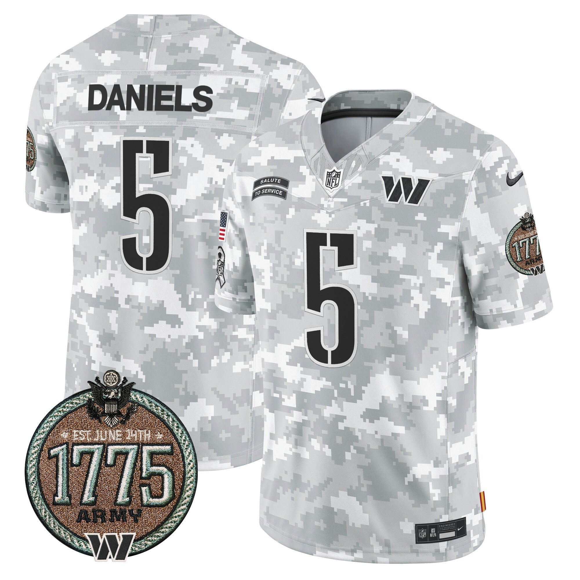Camisa NFL Men’s 2024 Salute to Service Establishment Year Patch Vapor Limited Jersey