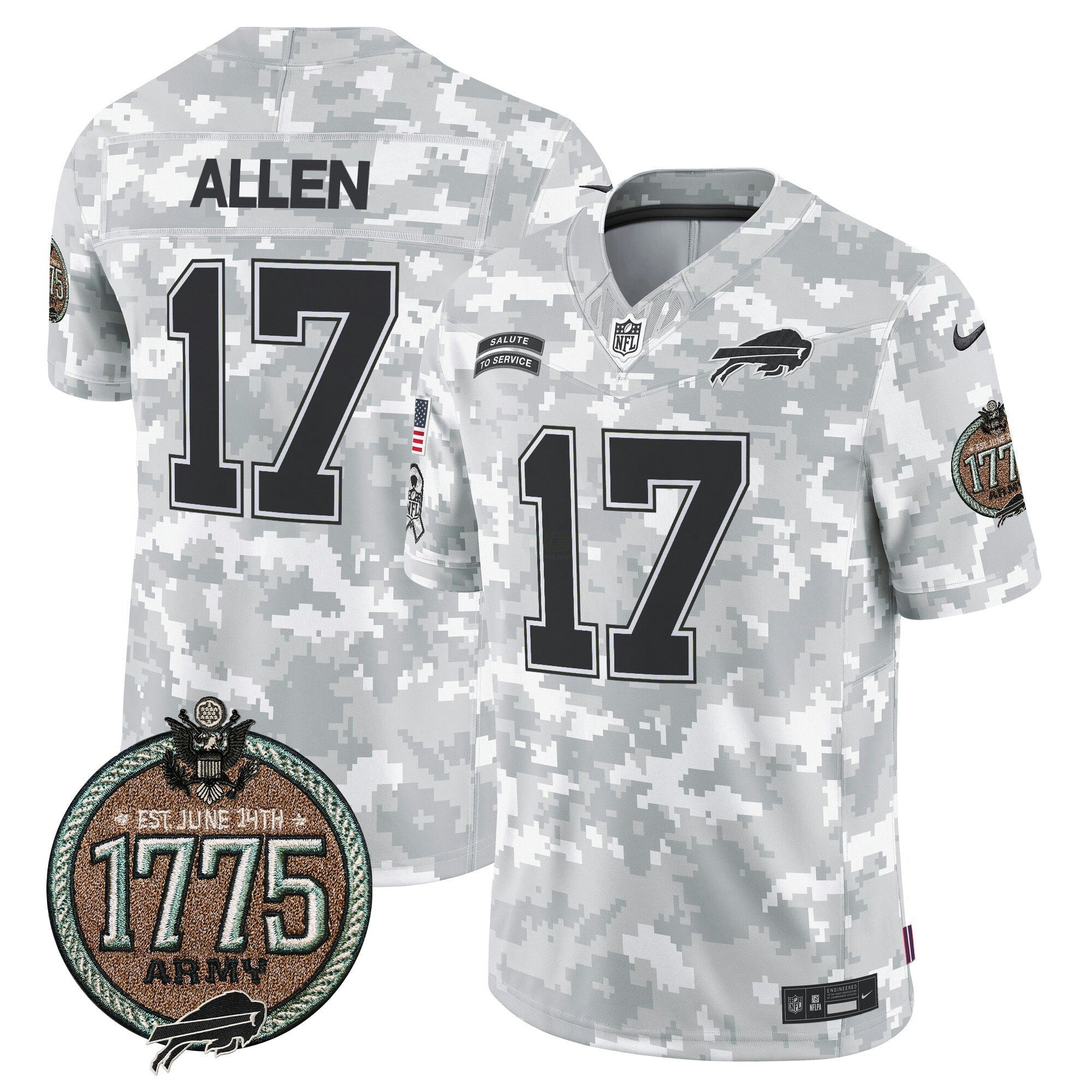 Camisa NFL Men’s 2024 Salute to Service Establishment Year Patch Vapor Limited Jersey