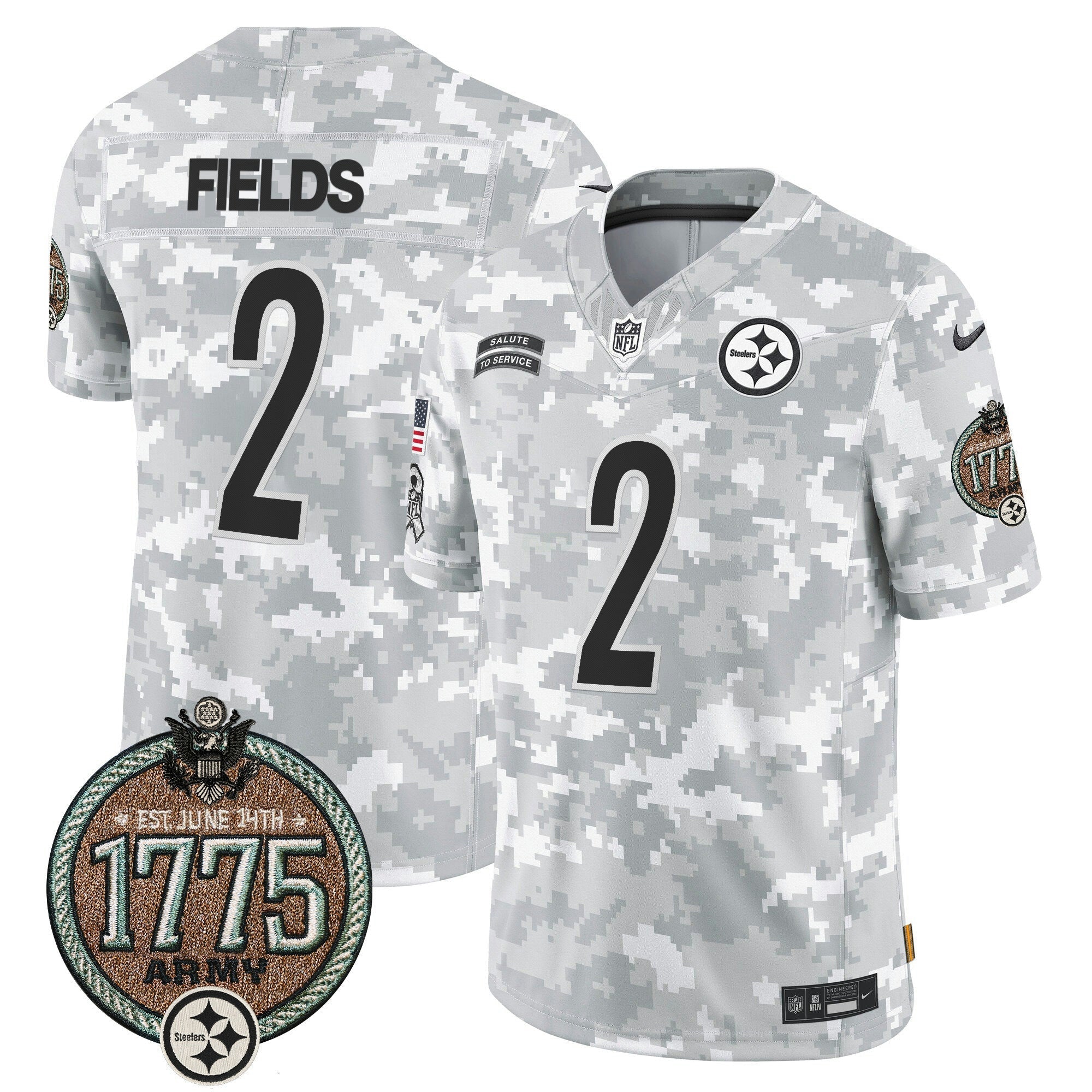 Camisa NFL Men’s 2024 Salute to Service Establishment Year Patch Vapor Limited Jersey