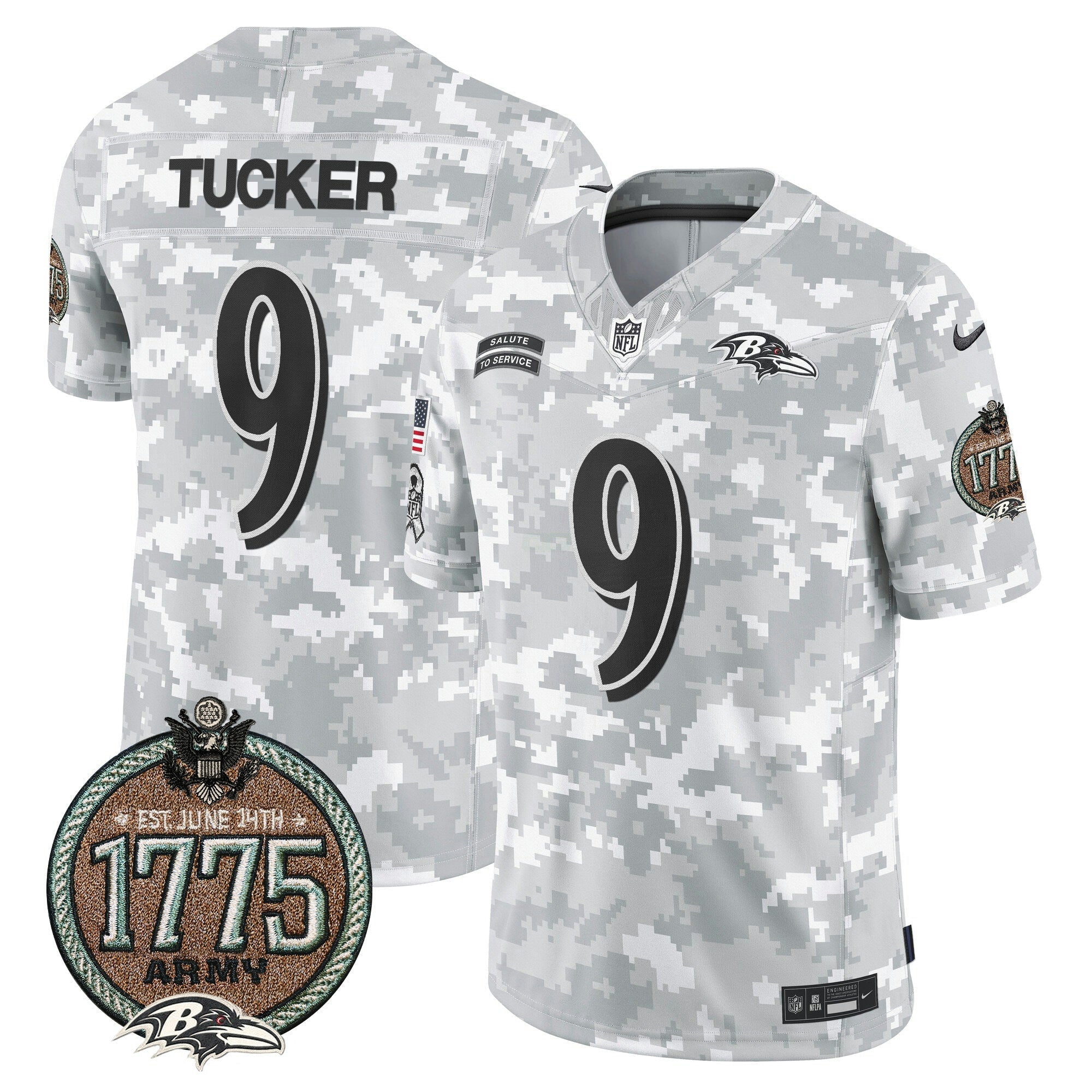 Camisa NFL Men’s 2024 Salute to Service Establishment Year Patch Vapor Limited Jersey