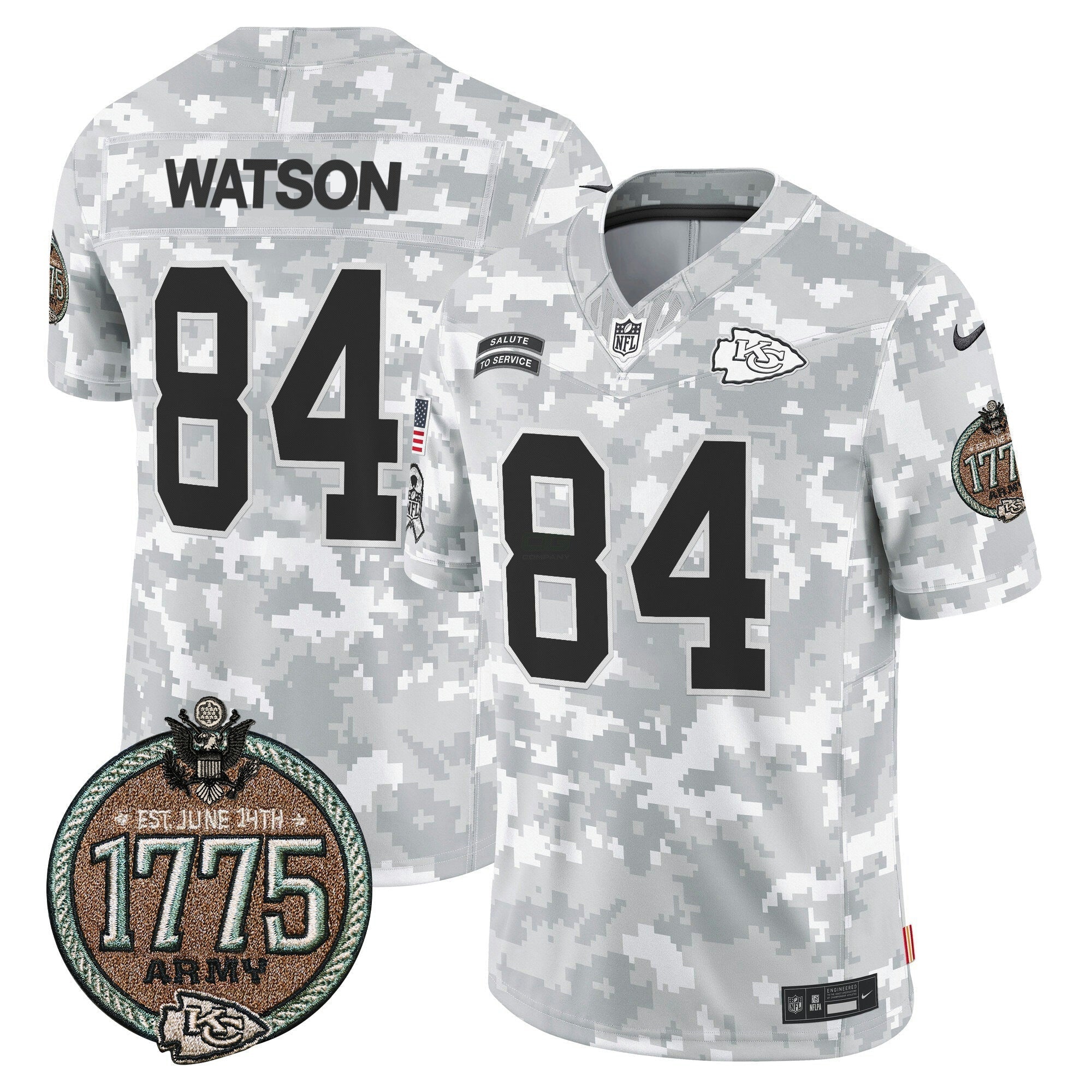 Camisa NFL Men’s 2024 Salute to Service Establishment Year Patch Vapor Limited Jersey