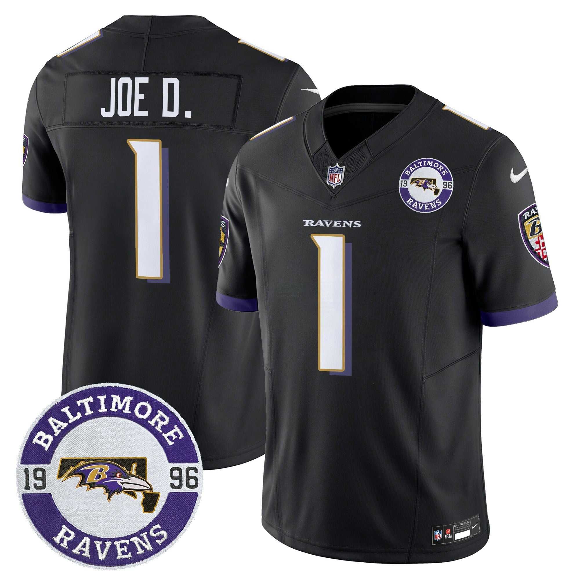 Camisa NFL Men’s 2024 Vapor Limited Jersey – Est. 1996 Patch