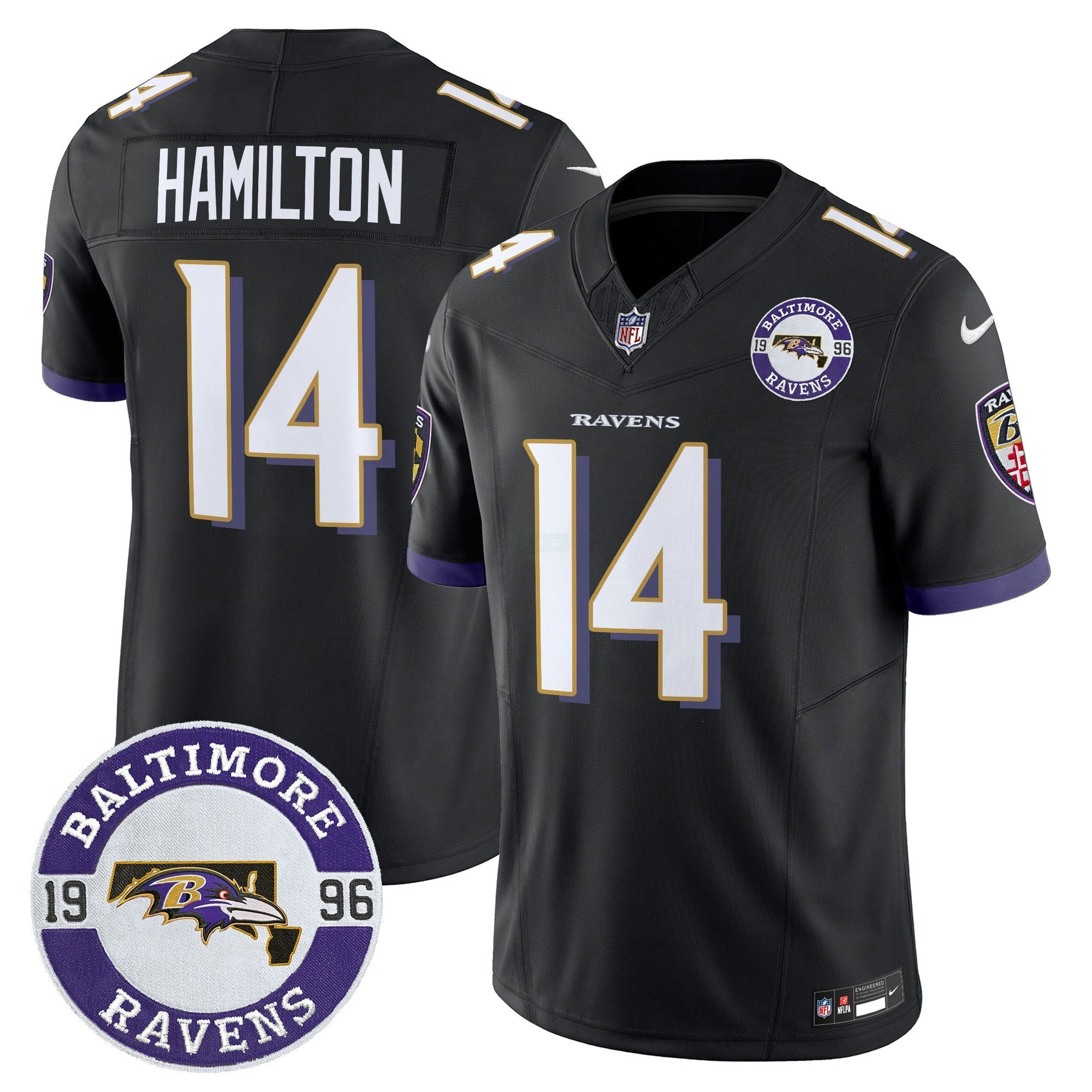 Camisa NFL Men’s 2024 Vapor Limited Jersey – Est. 1996 Patch