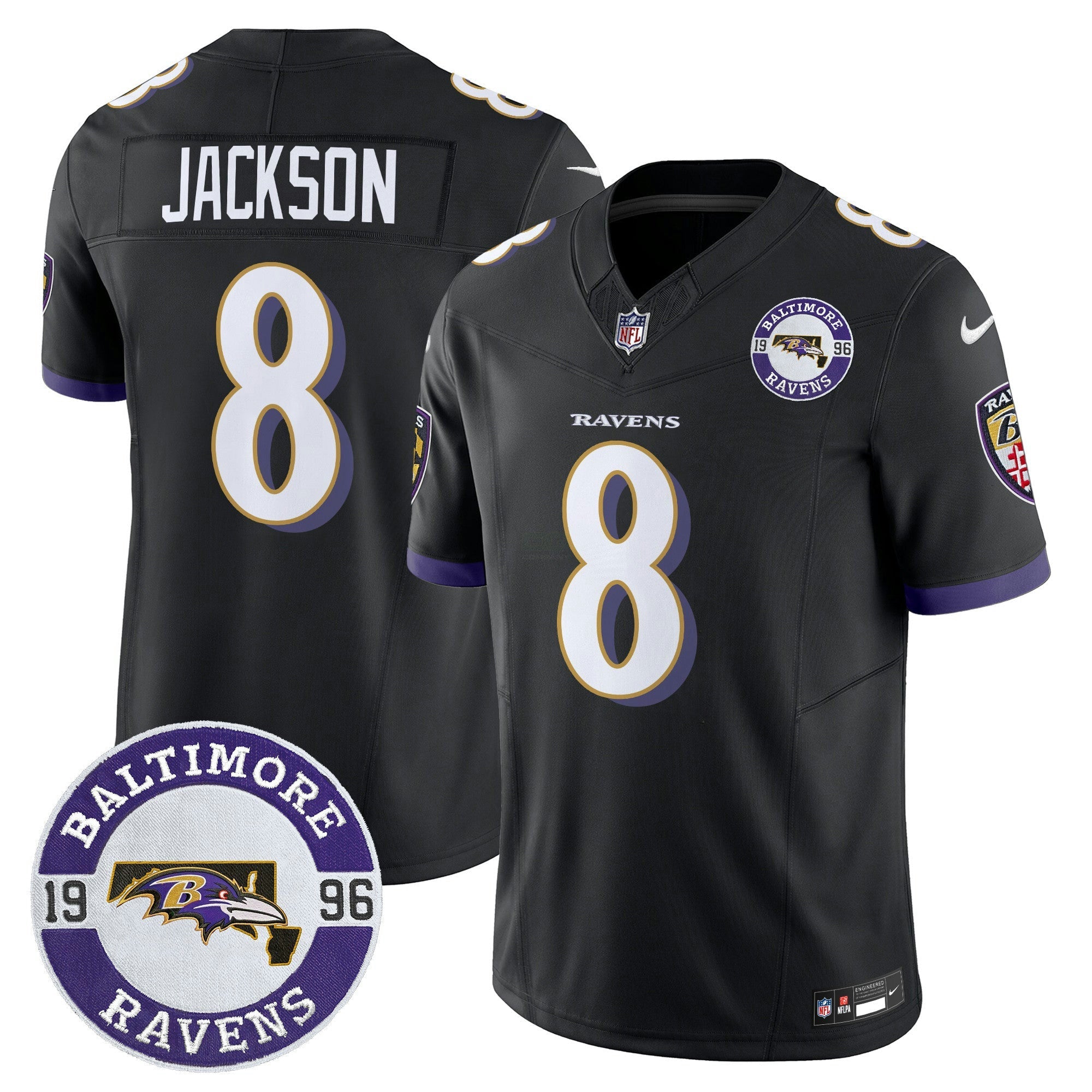 Camisa NFL Men’s 2024 Vapor Limited Jersey – Est. 1996 Patch