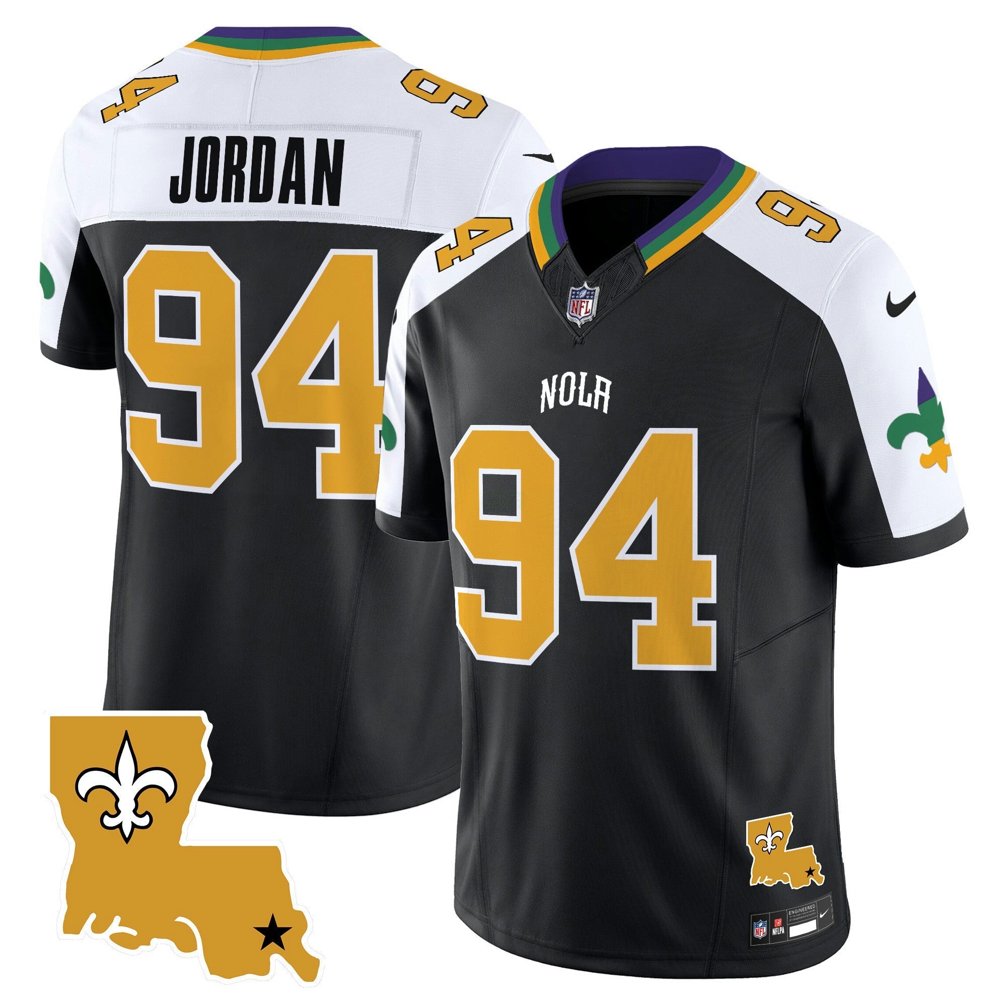 Camisa NFL Men’s 2025 New Orleans City Vapor Limited Jersey