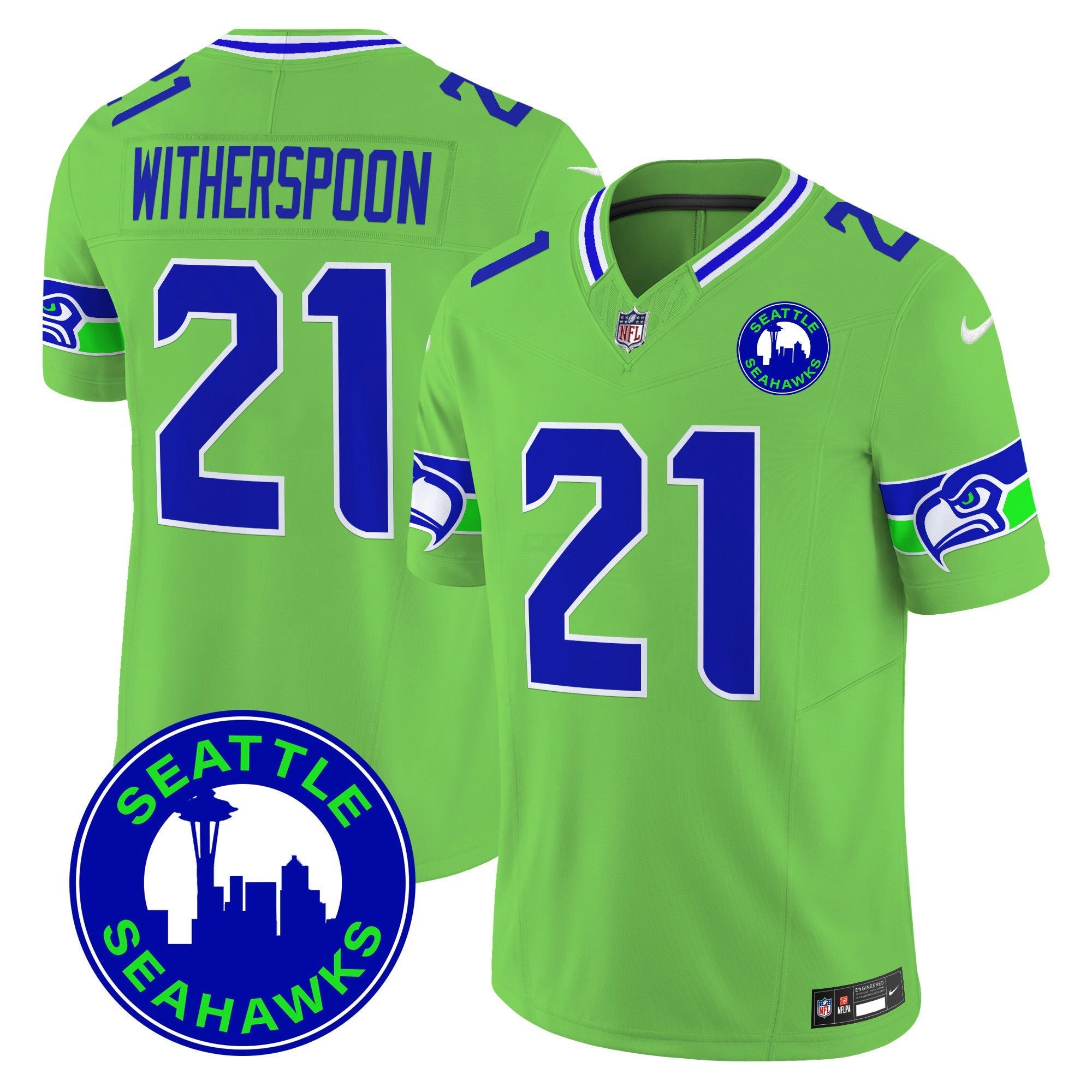 Camisa NFL Men’s 2025 Seattle City Patch Vapor Limited Jersey