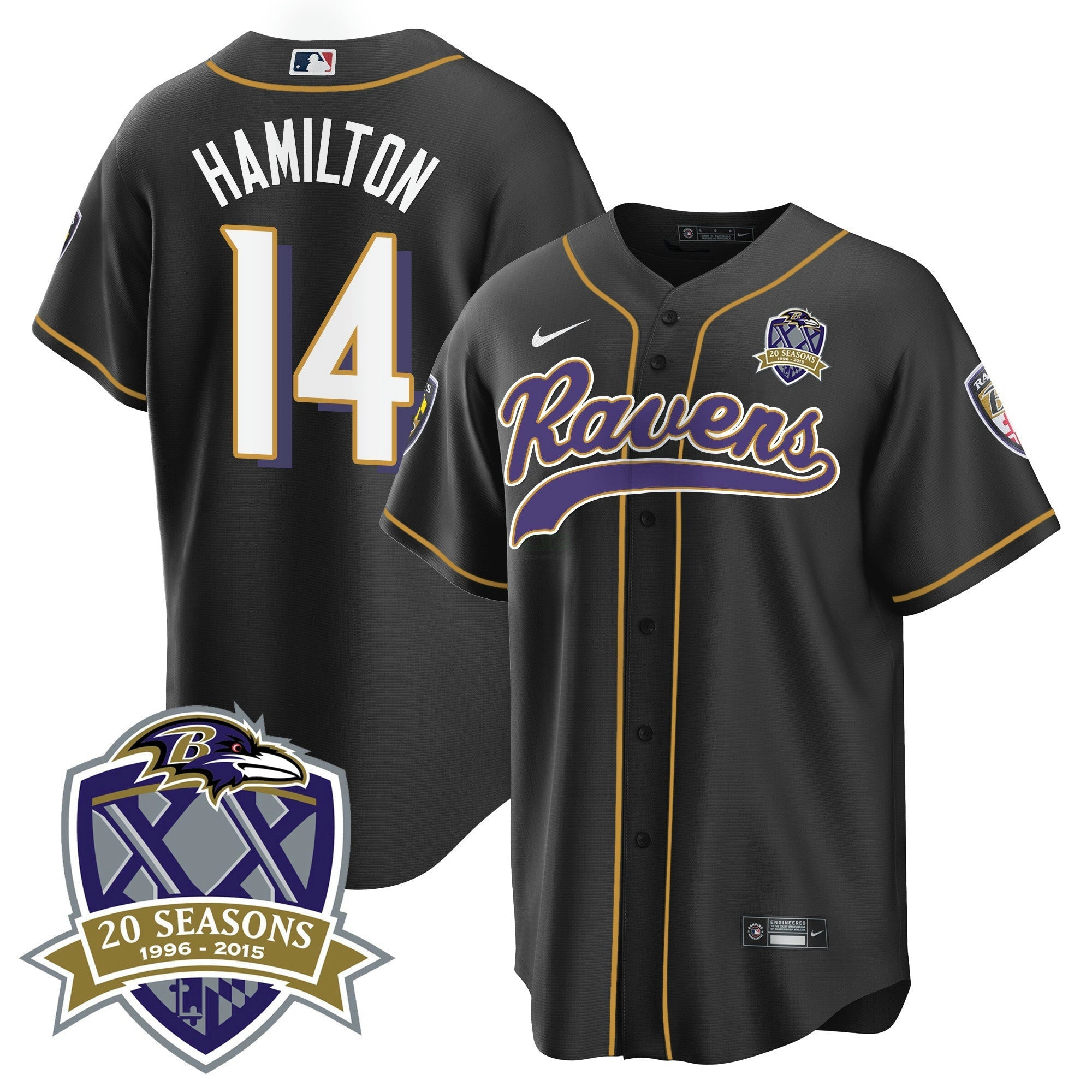Camisa NFL Men’s 20th Season Patch Jersey