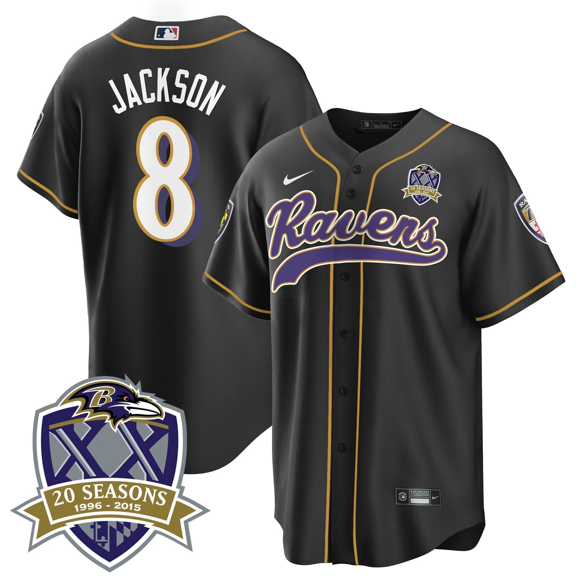 Camisa NFL Men’s 20th Season Patch Jersey