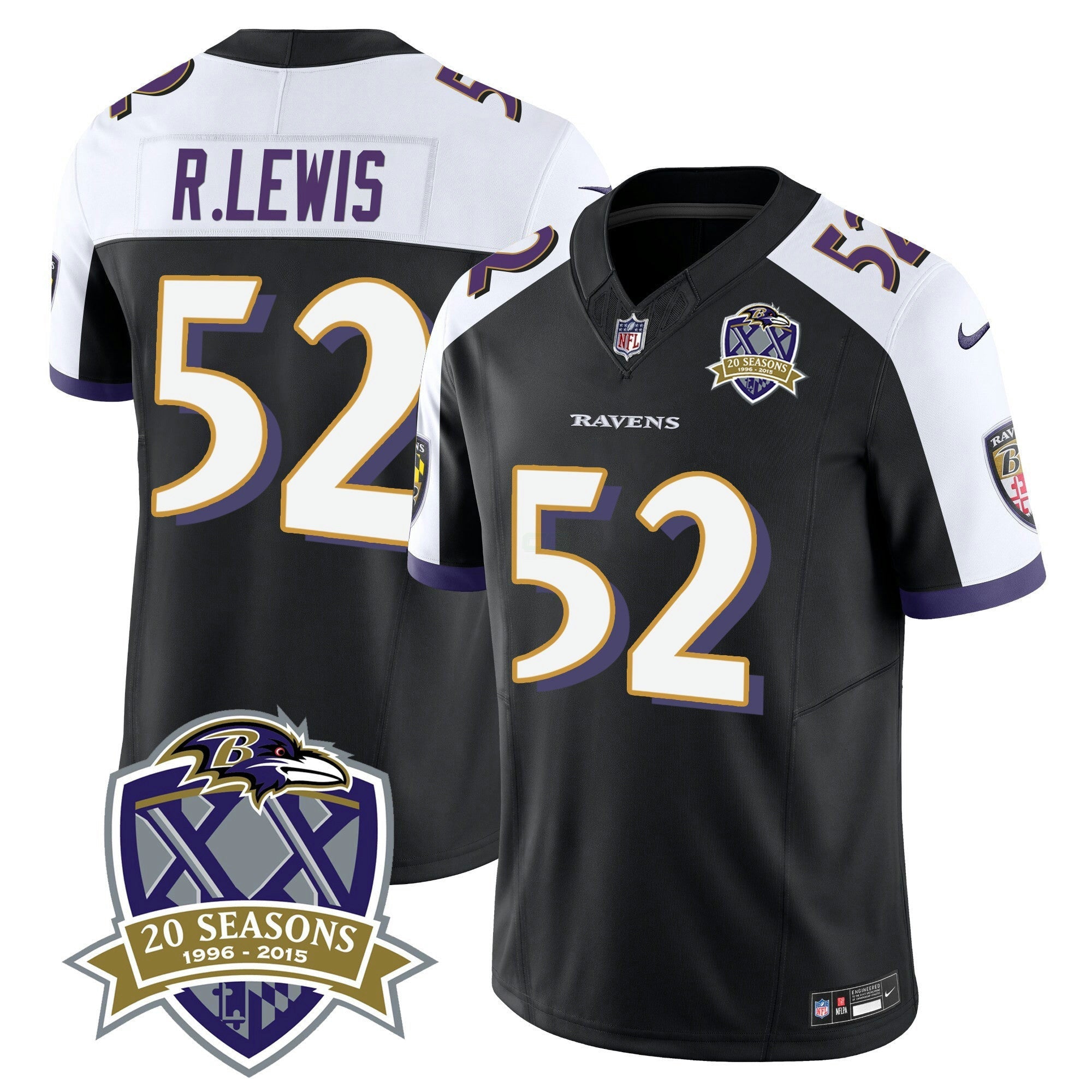 Camisa NFL Men’s 20th Season Patch Vapor Limited Jersey