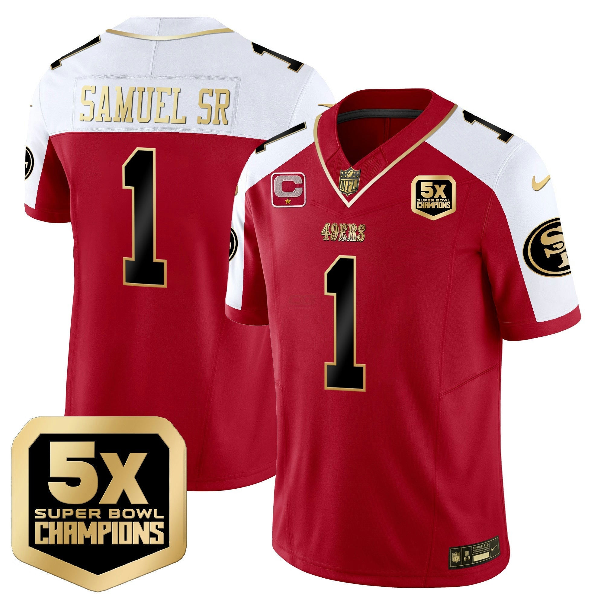 Camisa NFL Men’s 5x Super Bowl Champions Vapor Limited Jersey