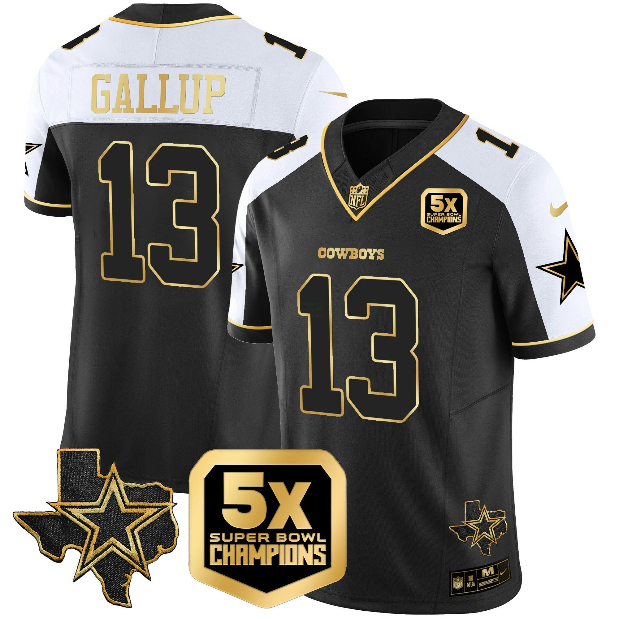 Camisa NFL Men’s 5x Super Bowl Champions Vapor Limited Jersey