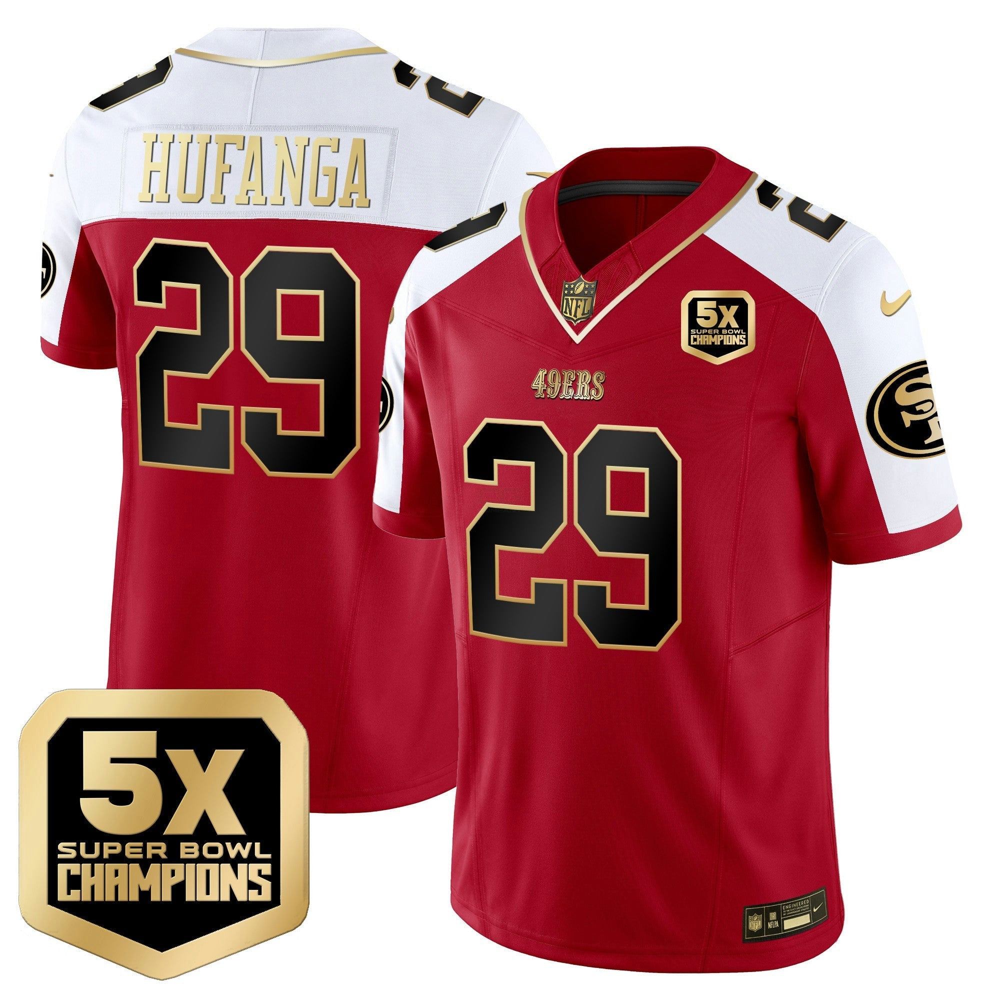 Camisa NFL Men’s 5x Super Bowl Champions Vapor Limited Jersey