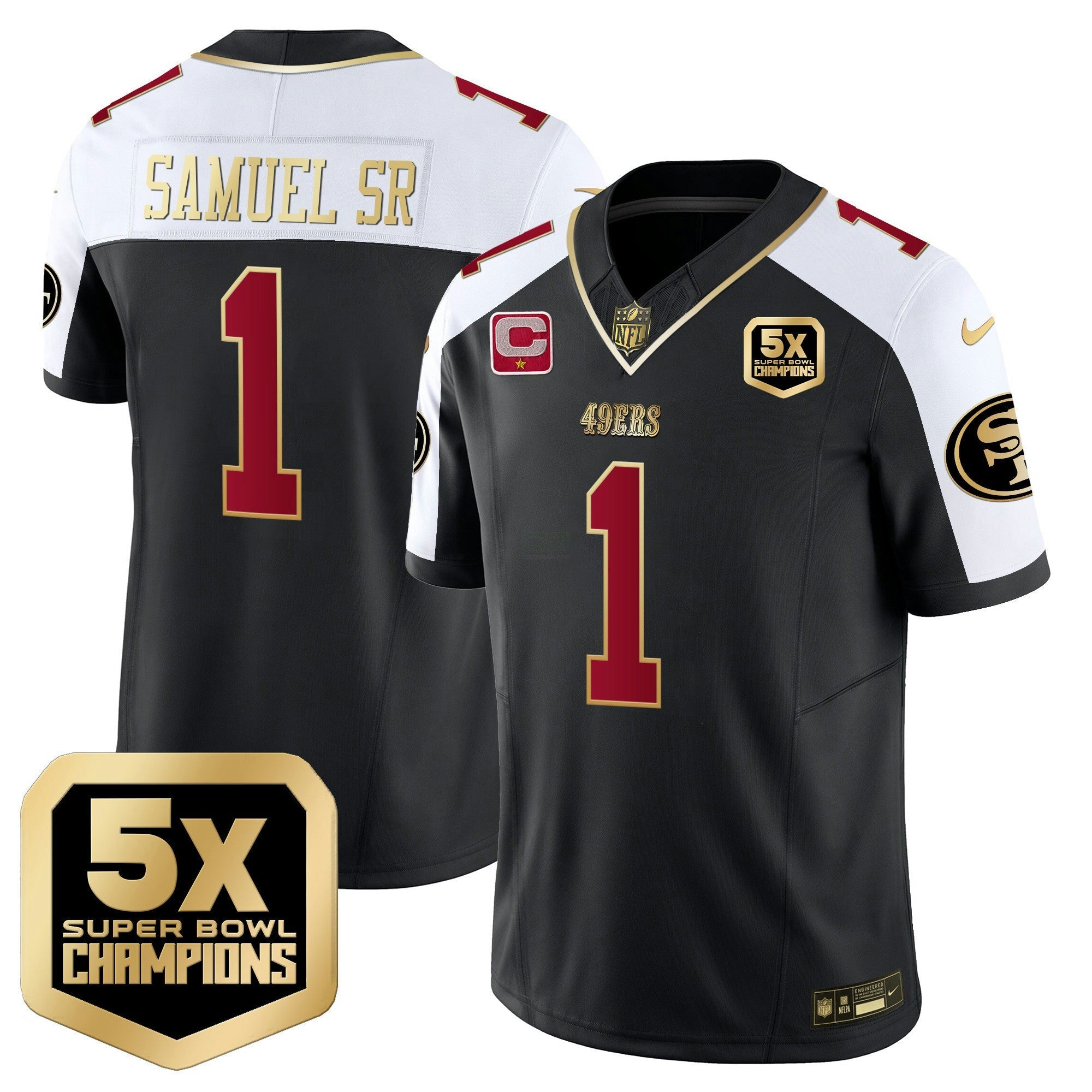 Camisa NFL Men’s 5x Super Bowl Champions Vapor Limited Jersey
