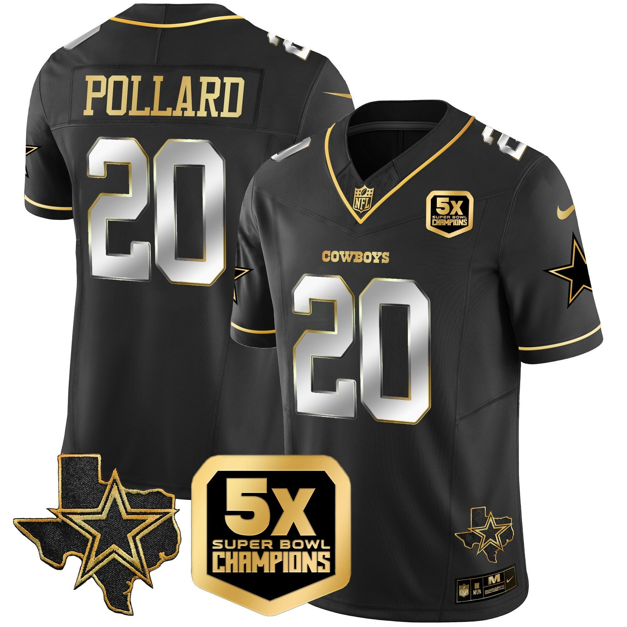 Camisa NFL Men’s 5x Super Bowl Champions Vapor Limited Jersey