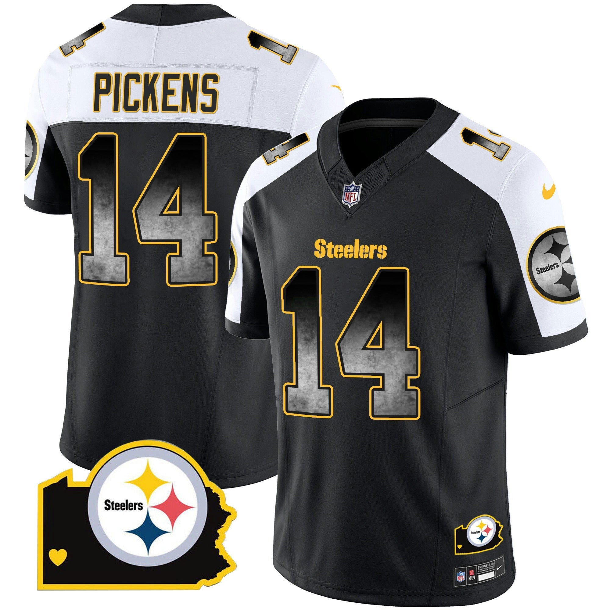 Camisa NFL Men’s Arch Smoke Home Patch Vapor Jersey