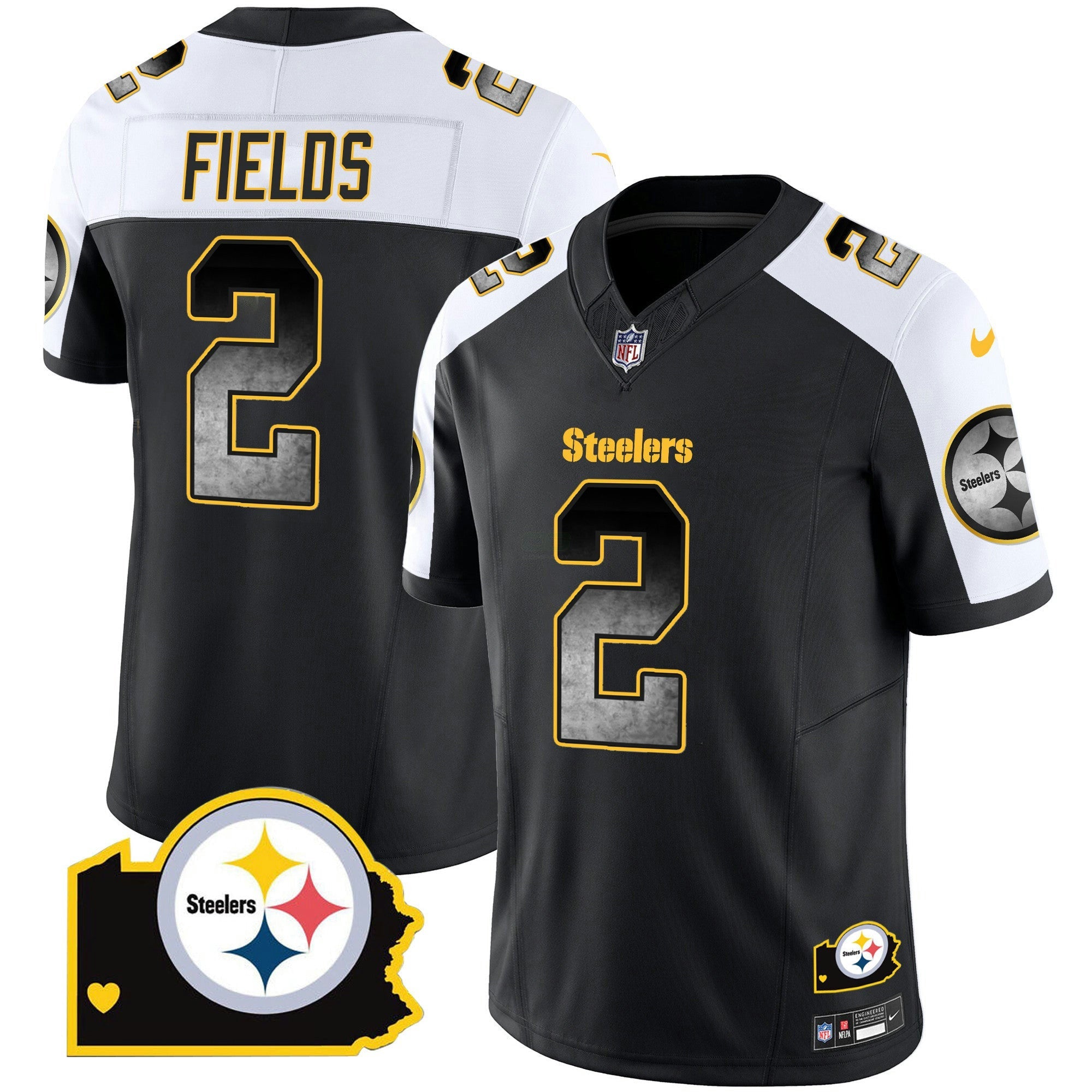 Camisa NFL Men’s Arch Smoke Home Patch Vapor Jersey