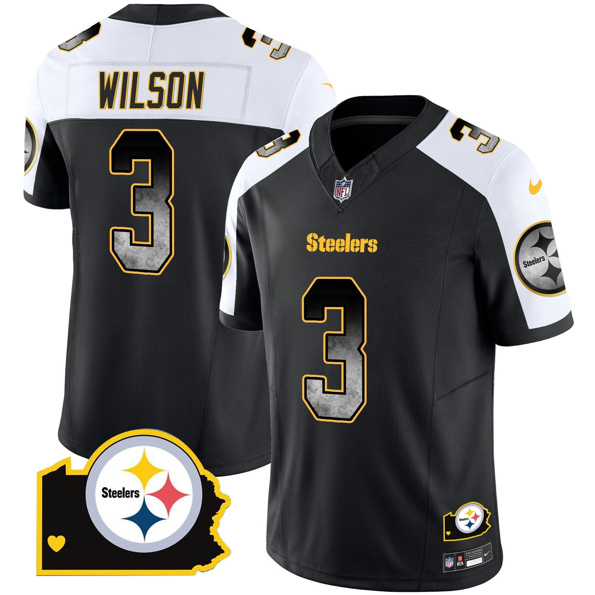 Camisa NFL Men’s Arch Smoke Home Patch Vapor Jersey