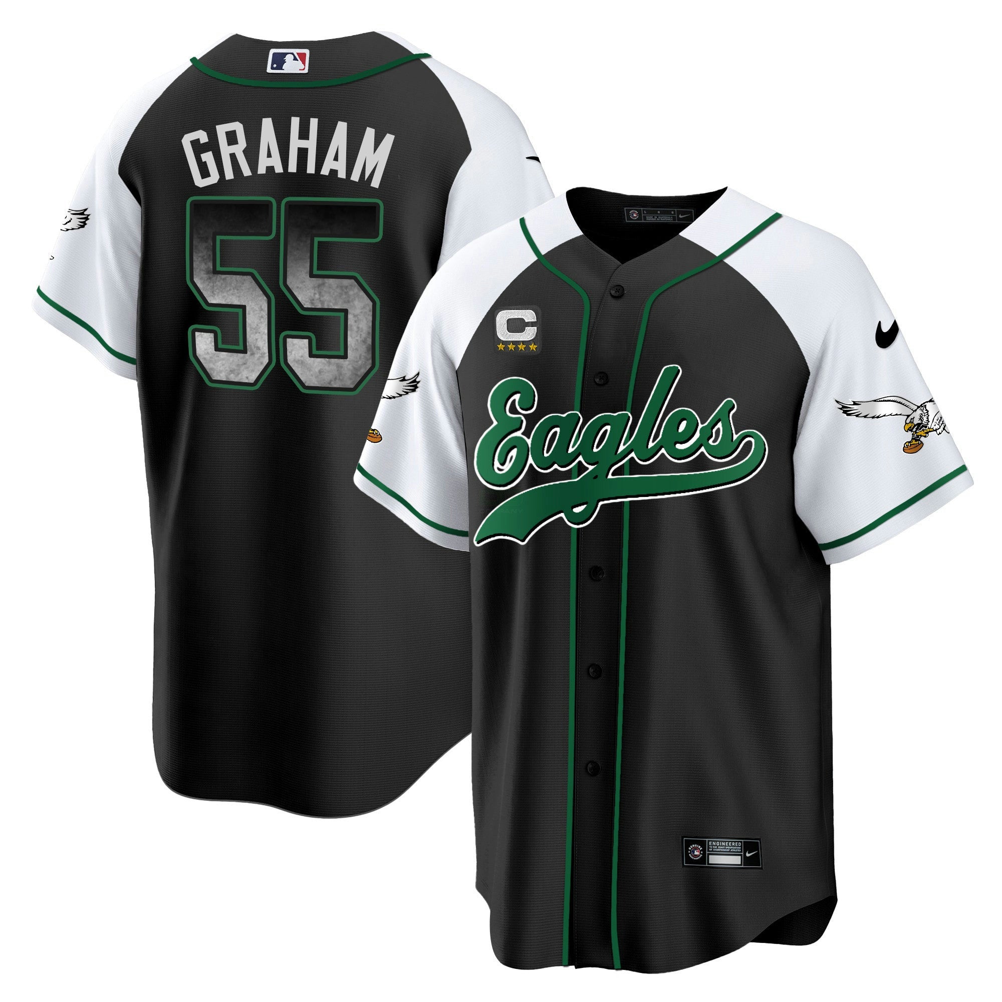 Camisa NFL Men’s Arch Smoke Kelly Green Jersey