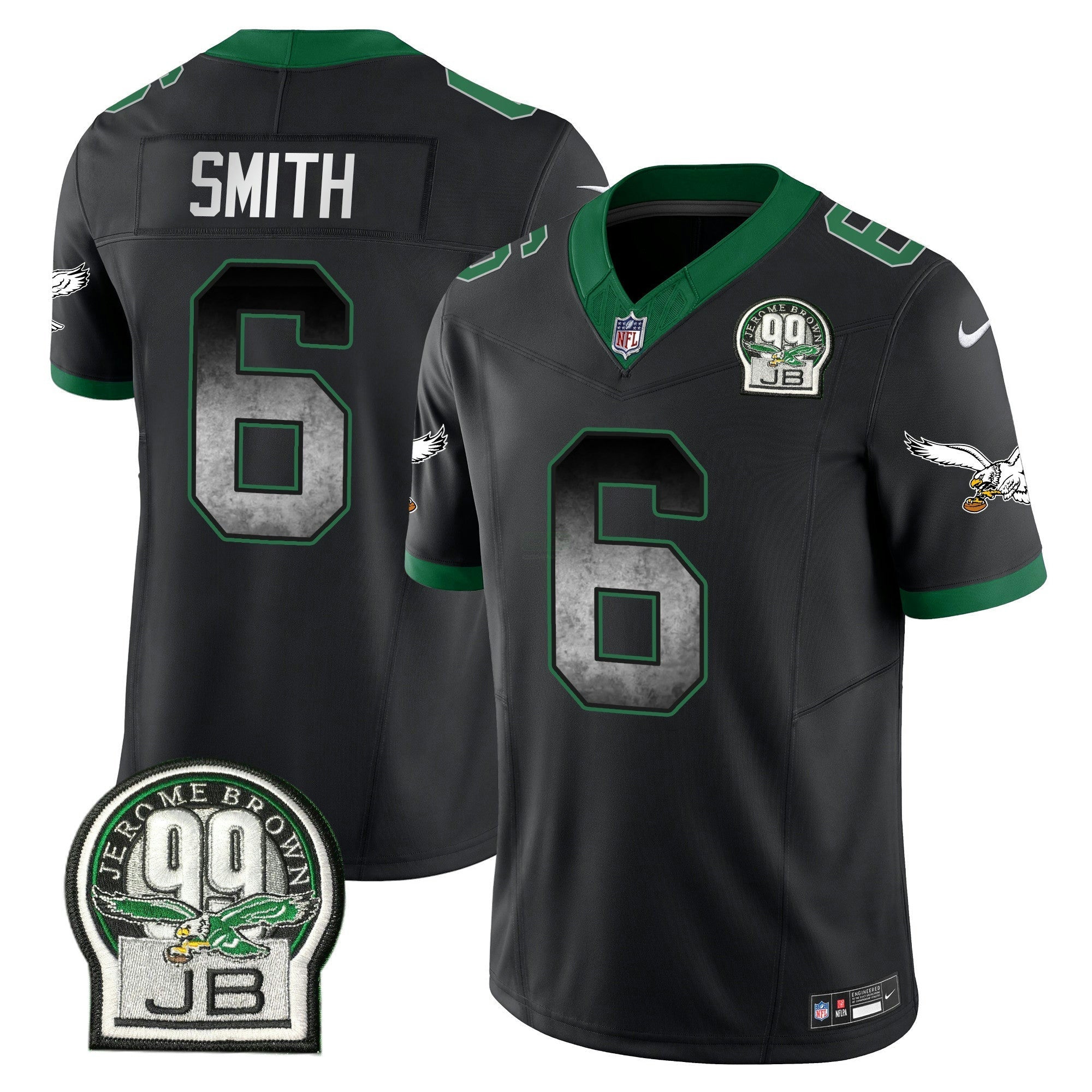 Camisa NFL Men’s Arch Smoke Kelly Green Vapor Jersey