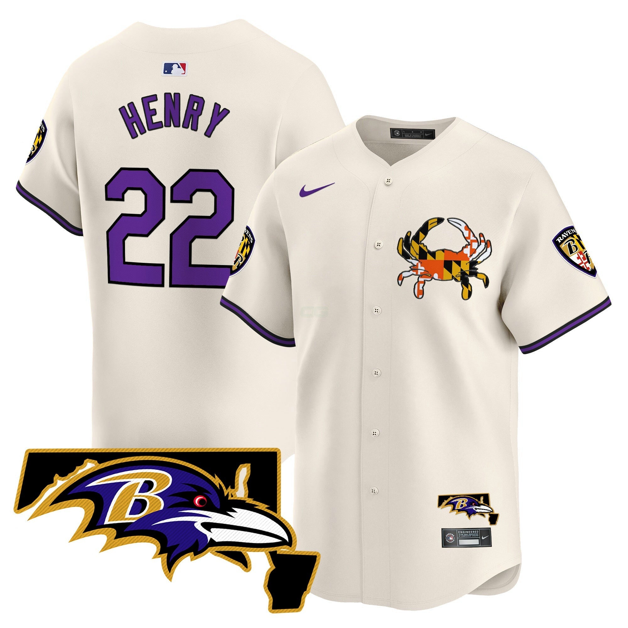 Camisa NFL Men’s Baltimore 2024 Vapor Premier Jersey V2