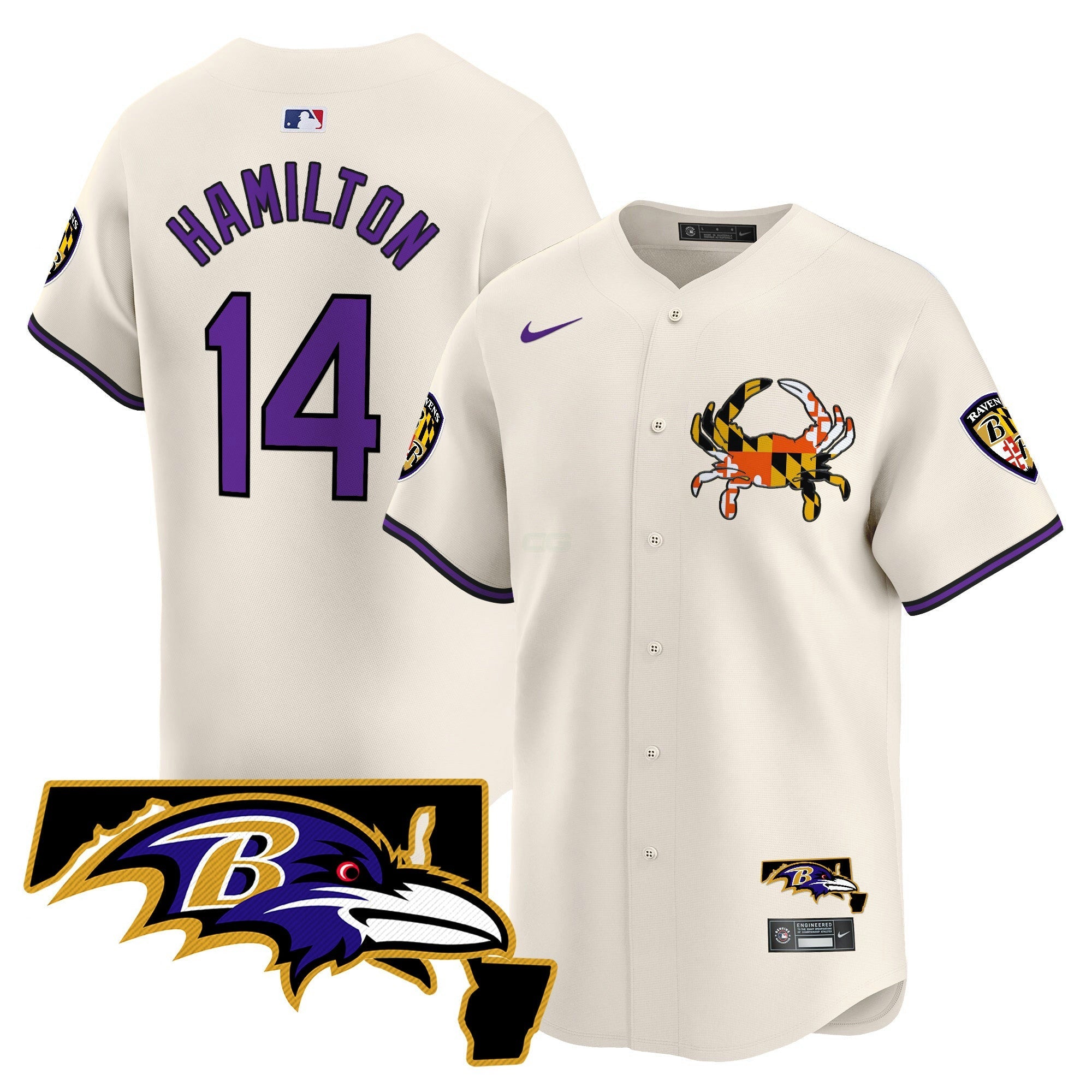 Camisa NFL Men’s Baltimore 2024 Vapor Premier Jersey V2