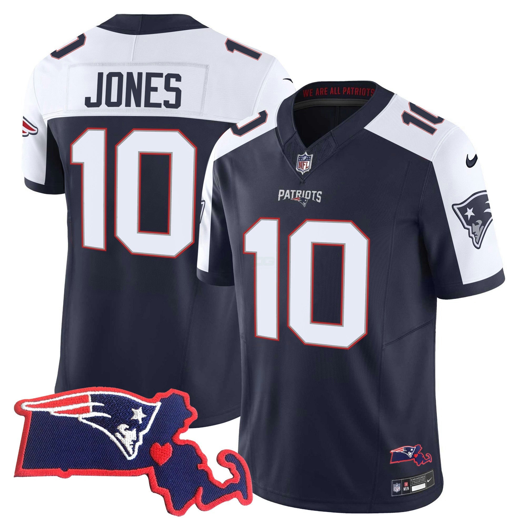 Camisa NFL Men’s Bill Belichick “SB 36, 38, 39, 49, 51 Champions” Vapor Jersey