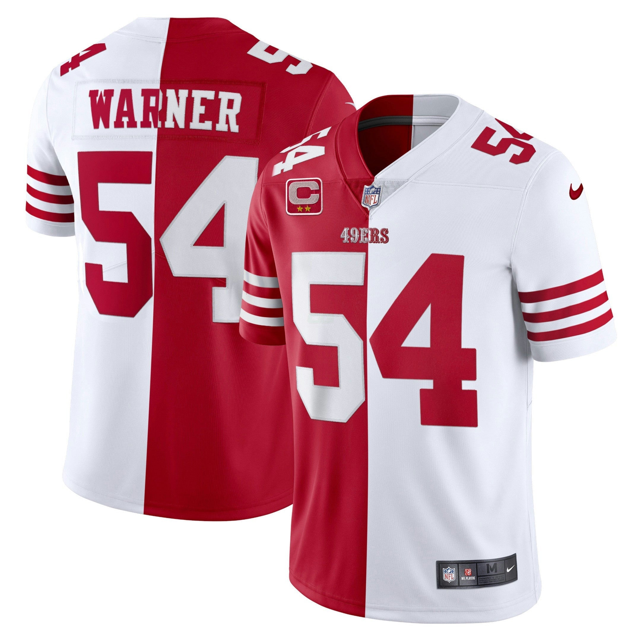 Camisa NFL Men’s Branca Dourada & Preta Dourada