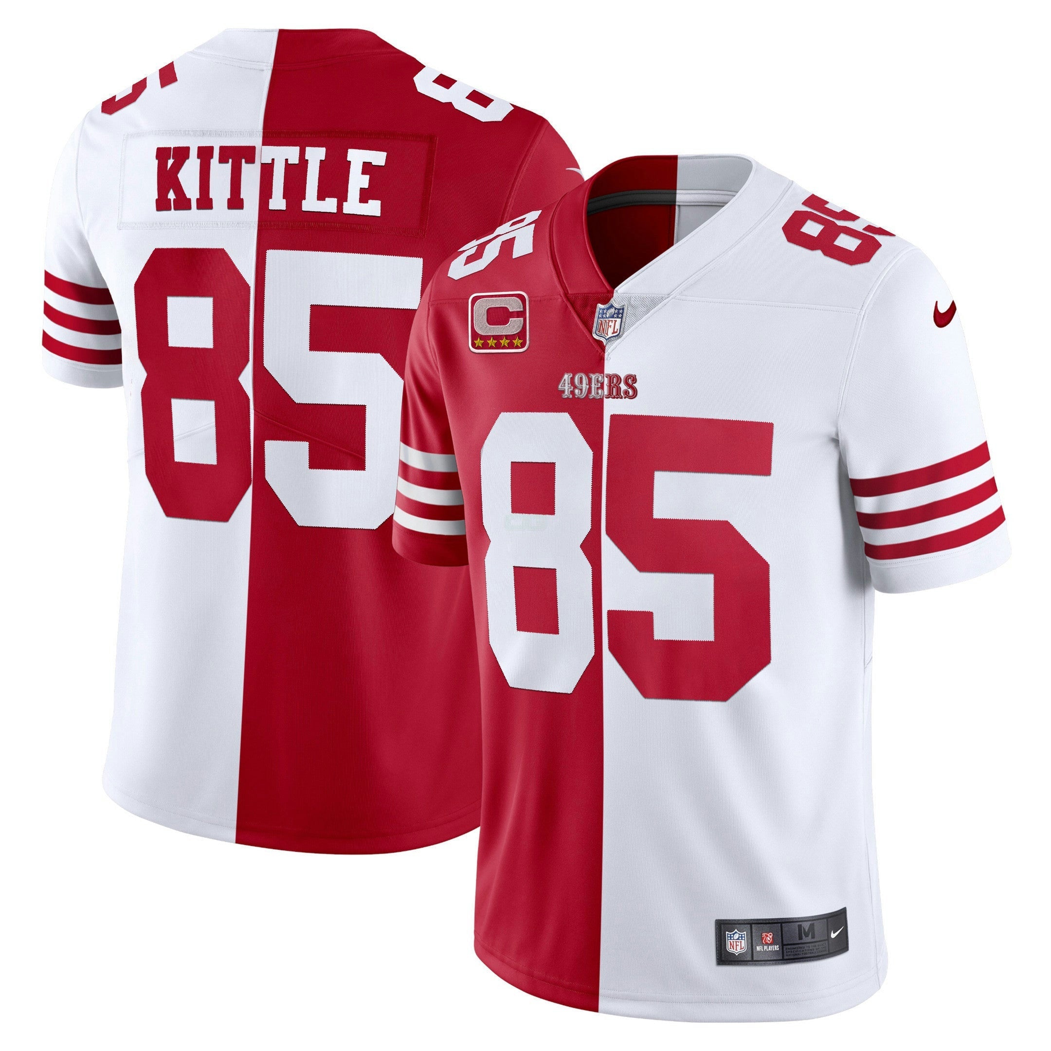 Camisa NFL Men’s Branca Dourada & Preta Dourada