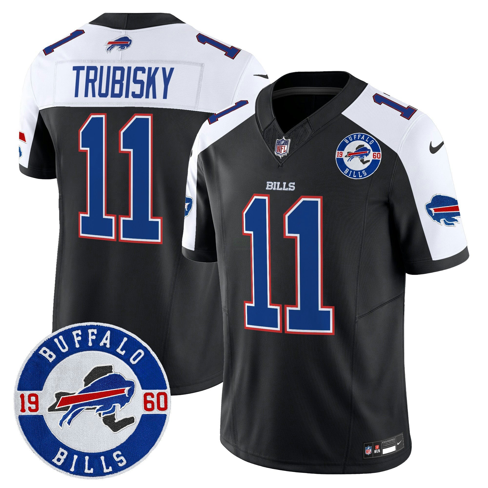 Camisa NFL Men’s Buffalo 2024 Vapor Limited Jersey – Est. 1960 Patch