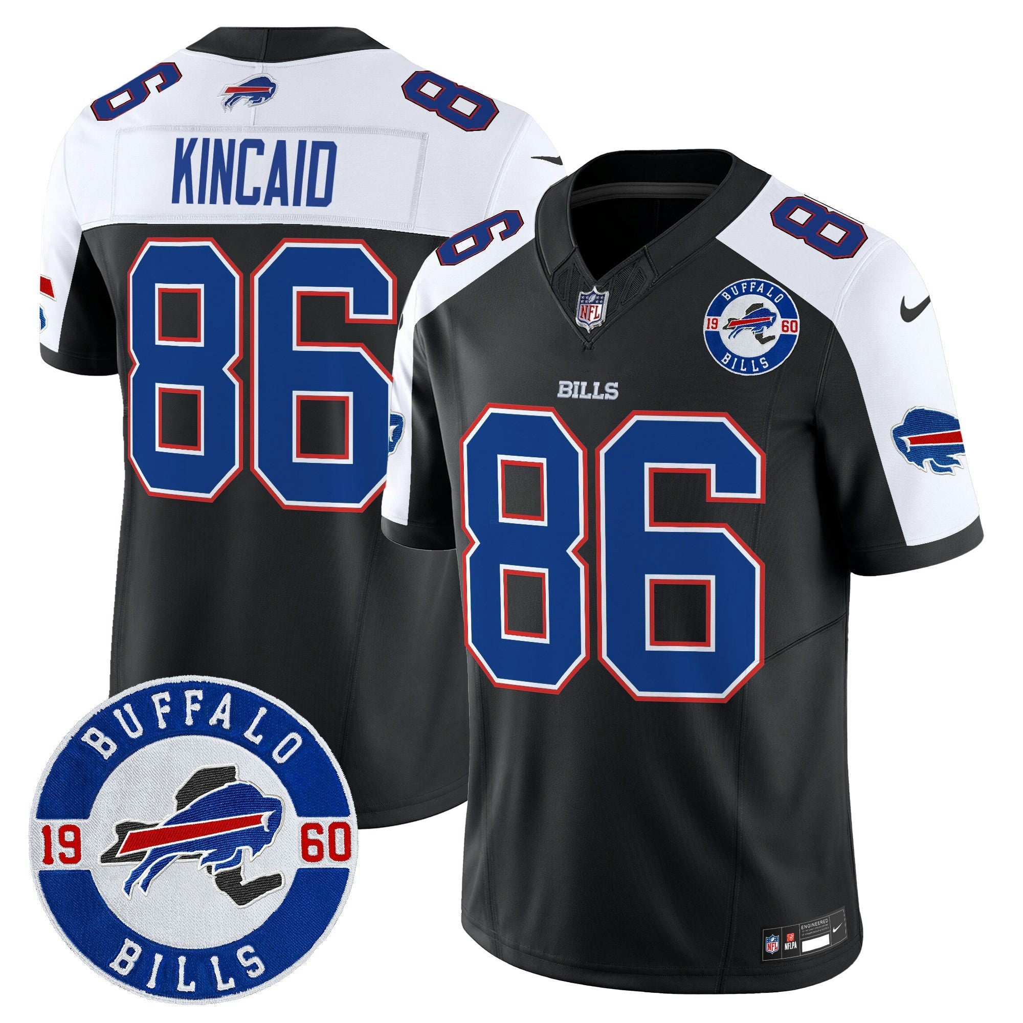 Camisa NFL Men’s Buffalo 2024 Vapor Limited Jersey – Est. 1960 Patch