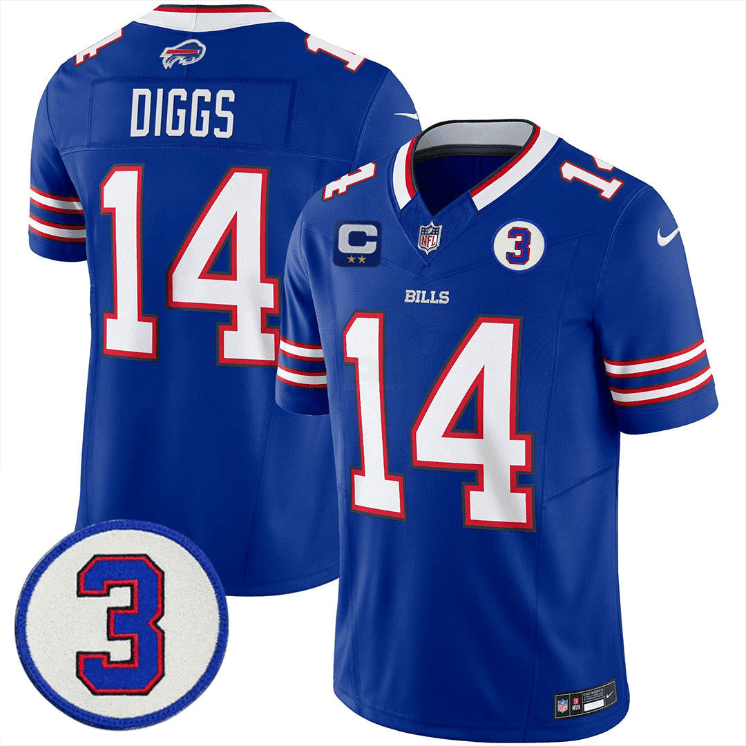 Camisa NFL Men’s Buffalo Damar Honoring Patch Vapor Limited Jersey