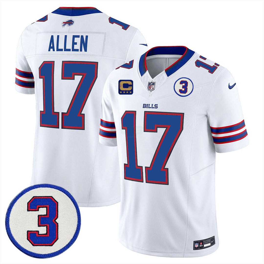 Camisa NFL Men’s Buffalo Damar Honoring Patch Vapor Limited Jersey