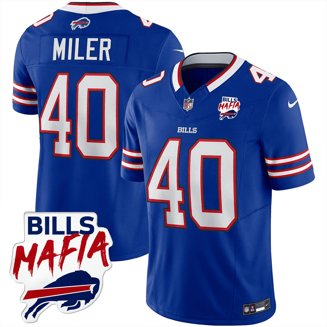 Camisa NFL Men’s Buffalo Mafia Patch Limited Jersey