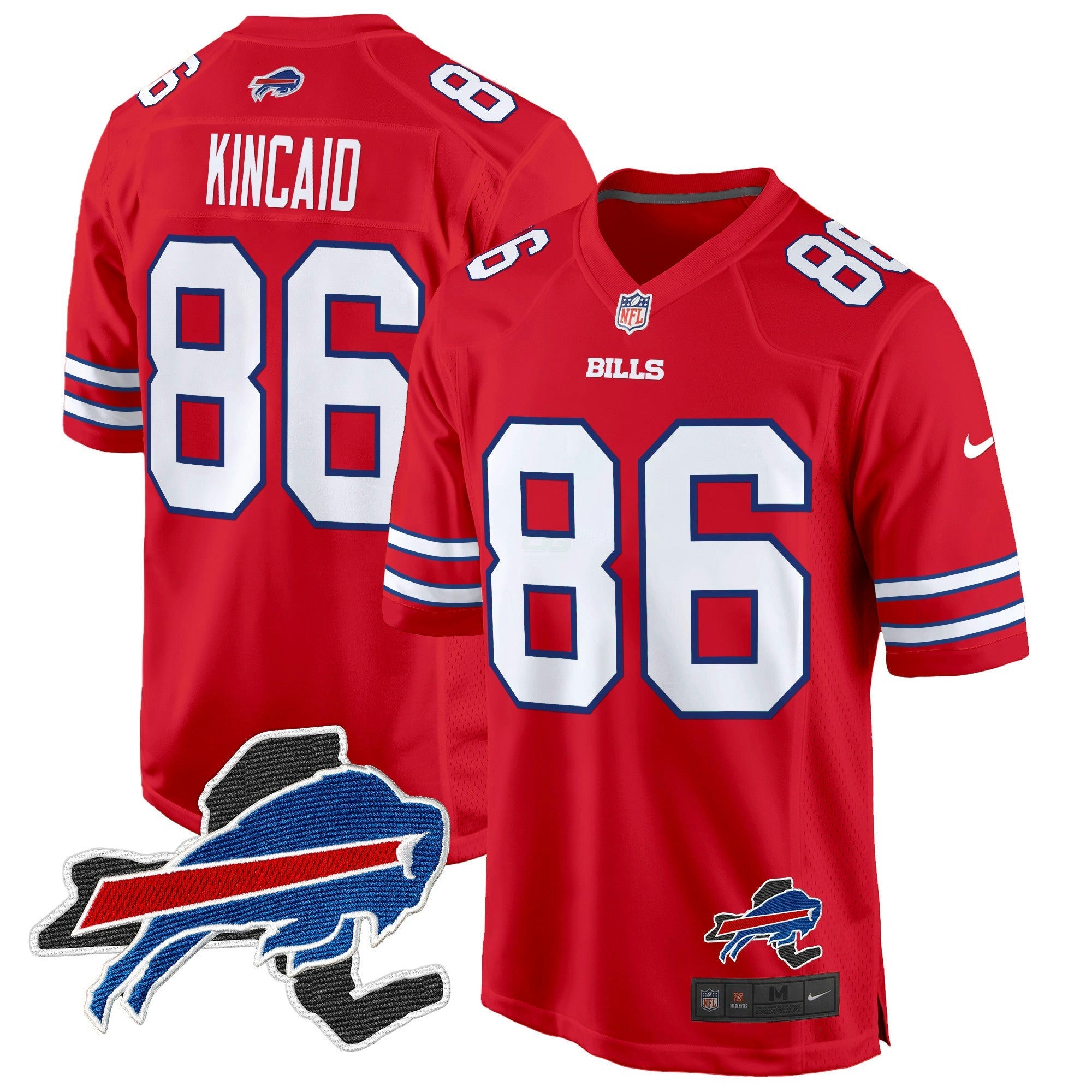 Camisa NFL Men’s Buffalo New York Patch Game Jersey