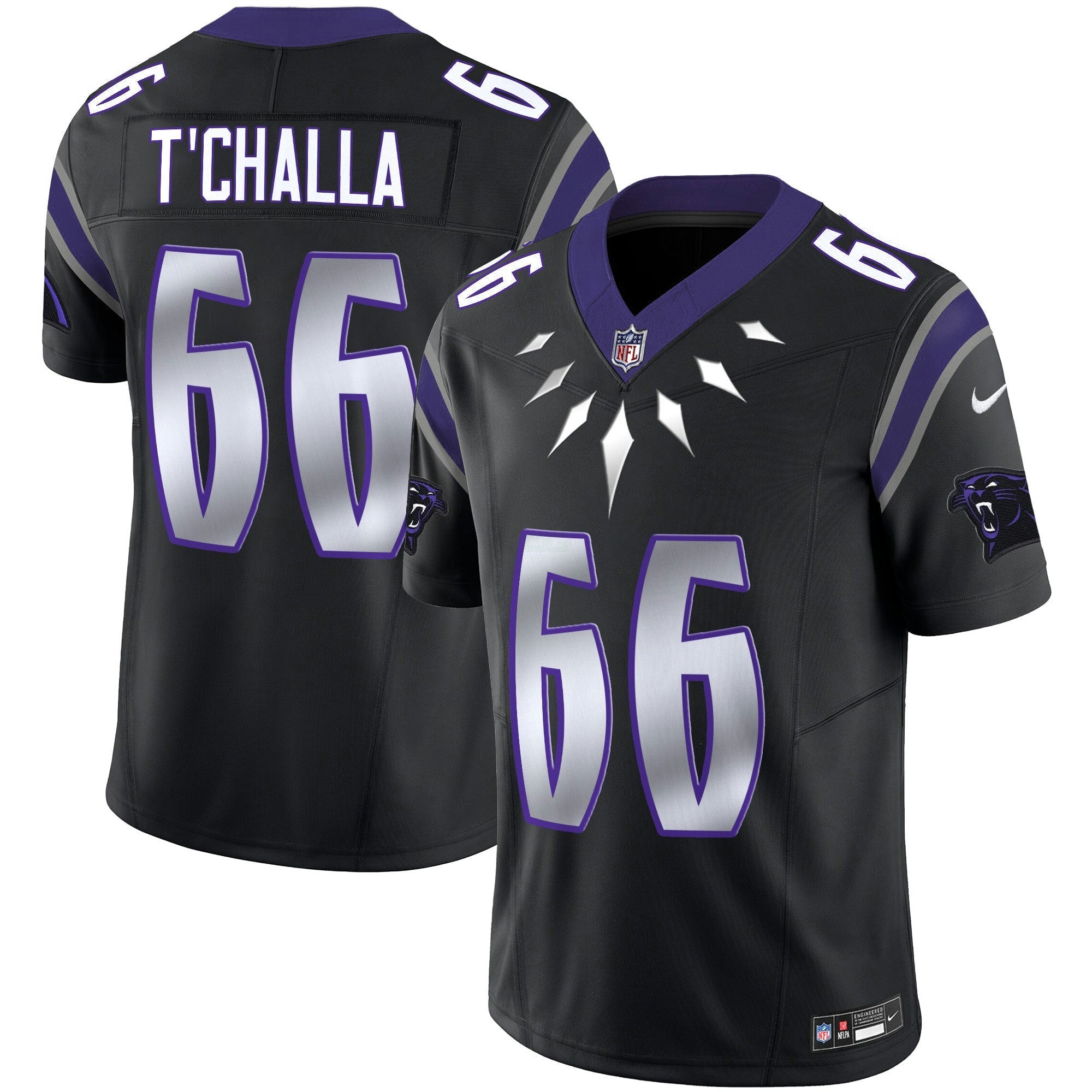 Camisa NFL Men’s Carolina Wakanda Vapor Limited Jersey