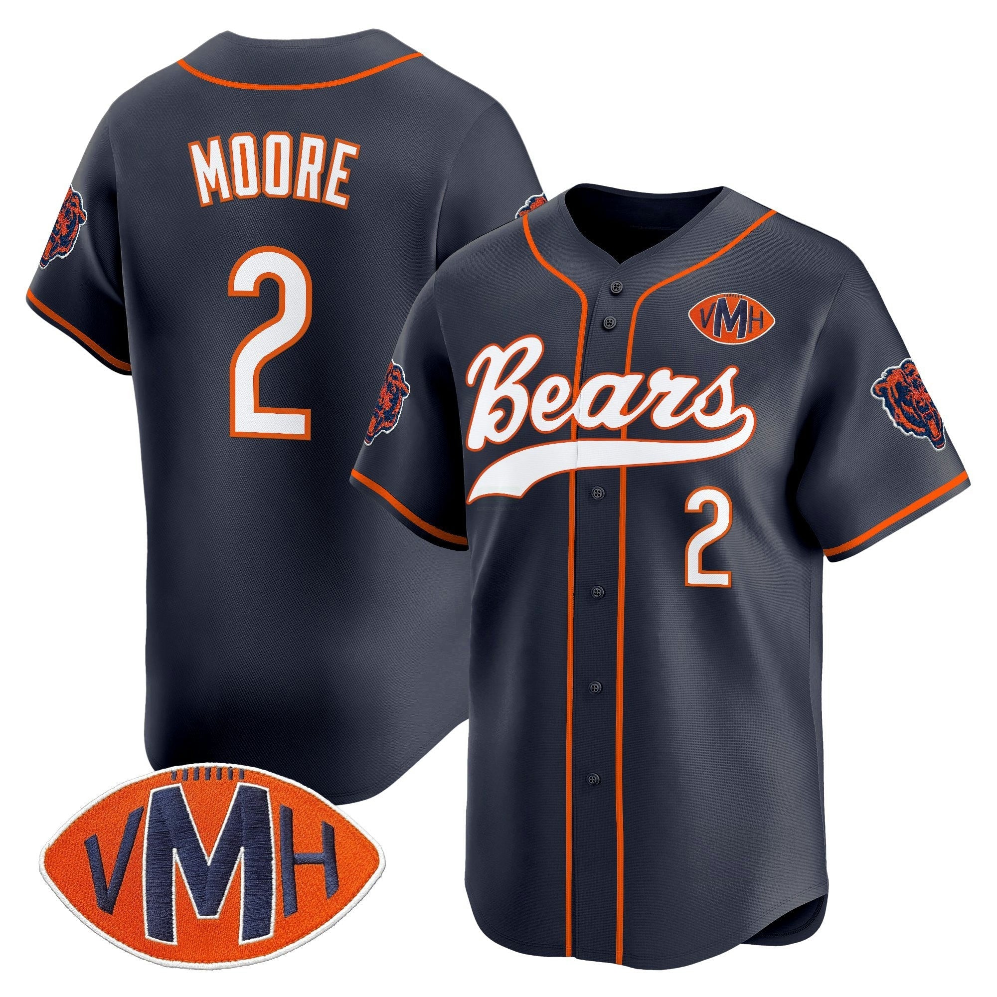 Camisa NFL Men’s Chicago 2025 Vapor Jersey