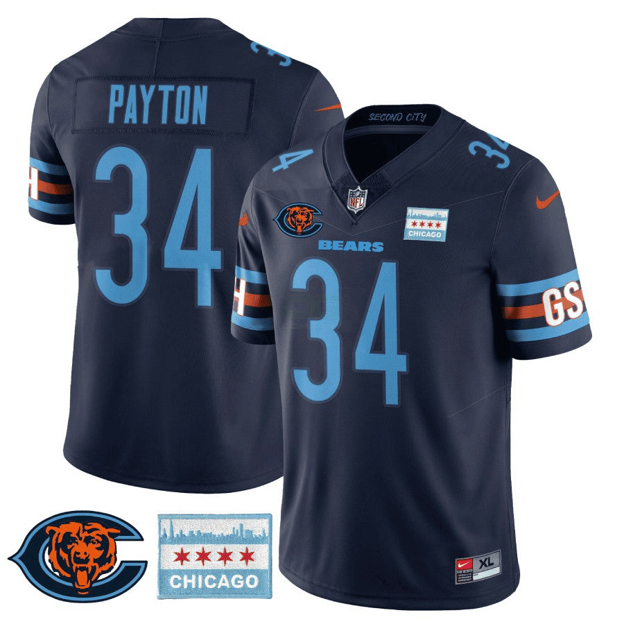 Camisa NFL Men’s Chicago City Edition GSH Jersey – Chicago Flag